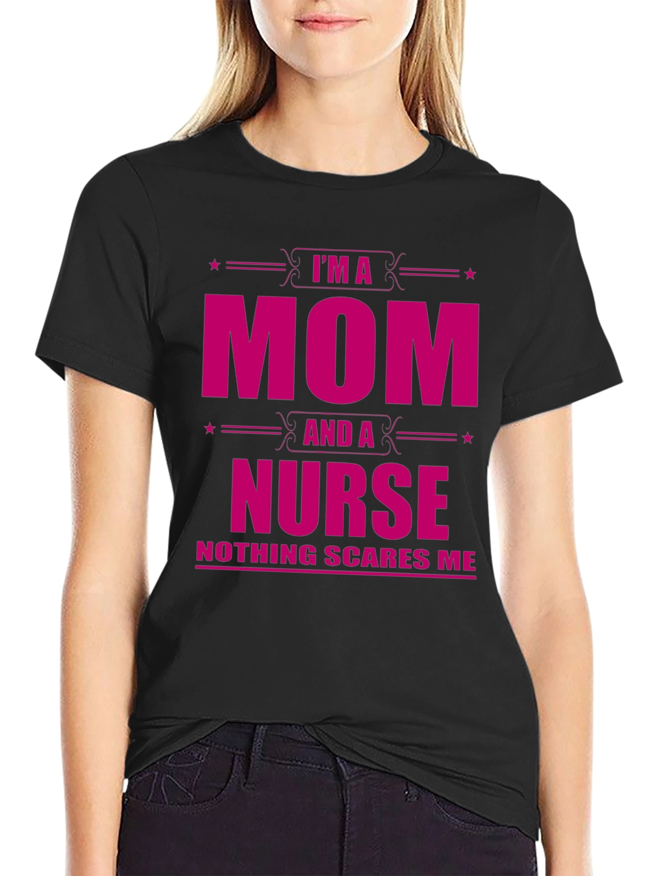 Im a Mom and a Nurse Graphic T-Shirt