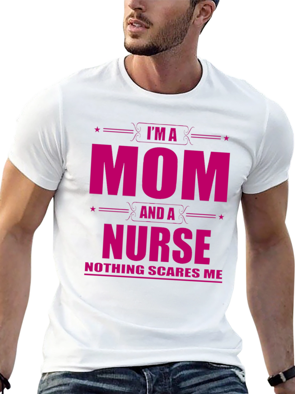 Im a Mom and a Nurse Graphic T-Shirt