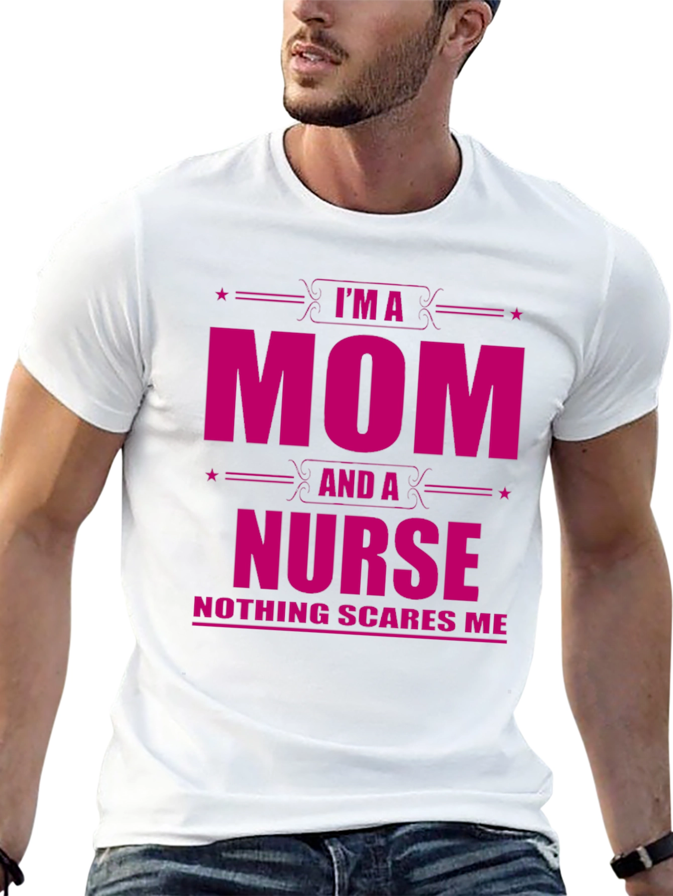 Im a Mom and a Nurse Graphic T-Shirt