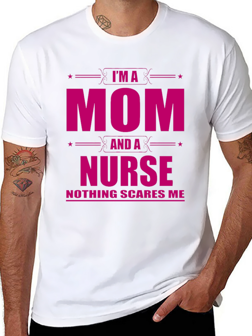 Im a Mom and a Nurse Graphic T-Shirt