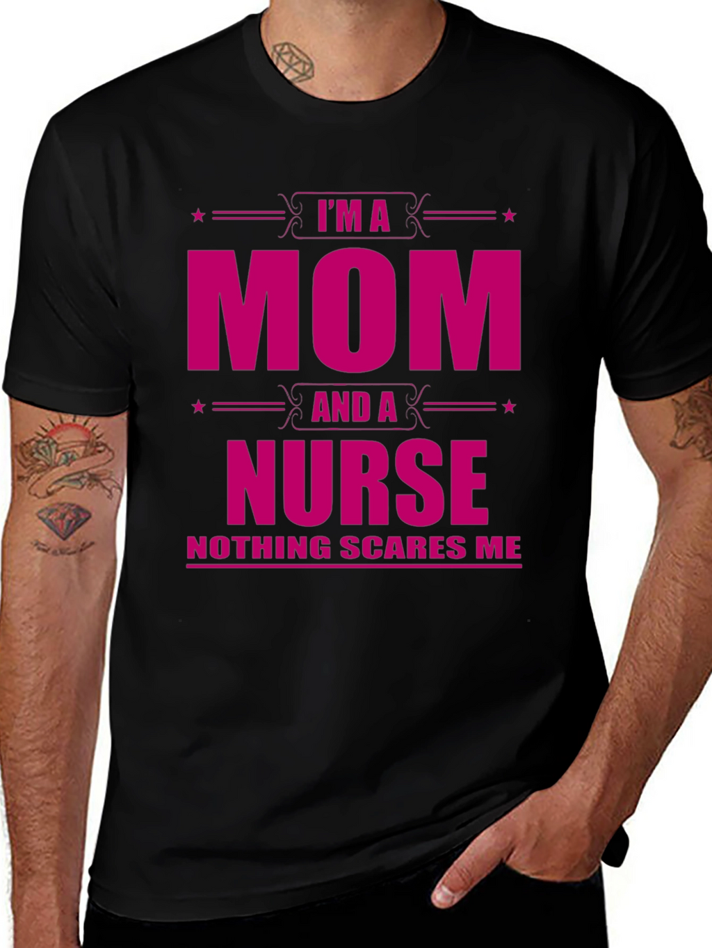 Im a Mom and a Nurse Graphic T-Shirt