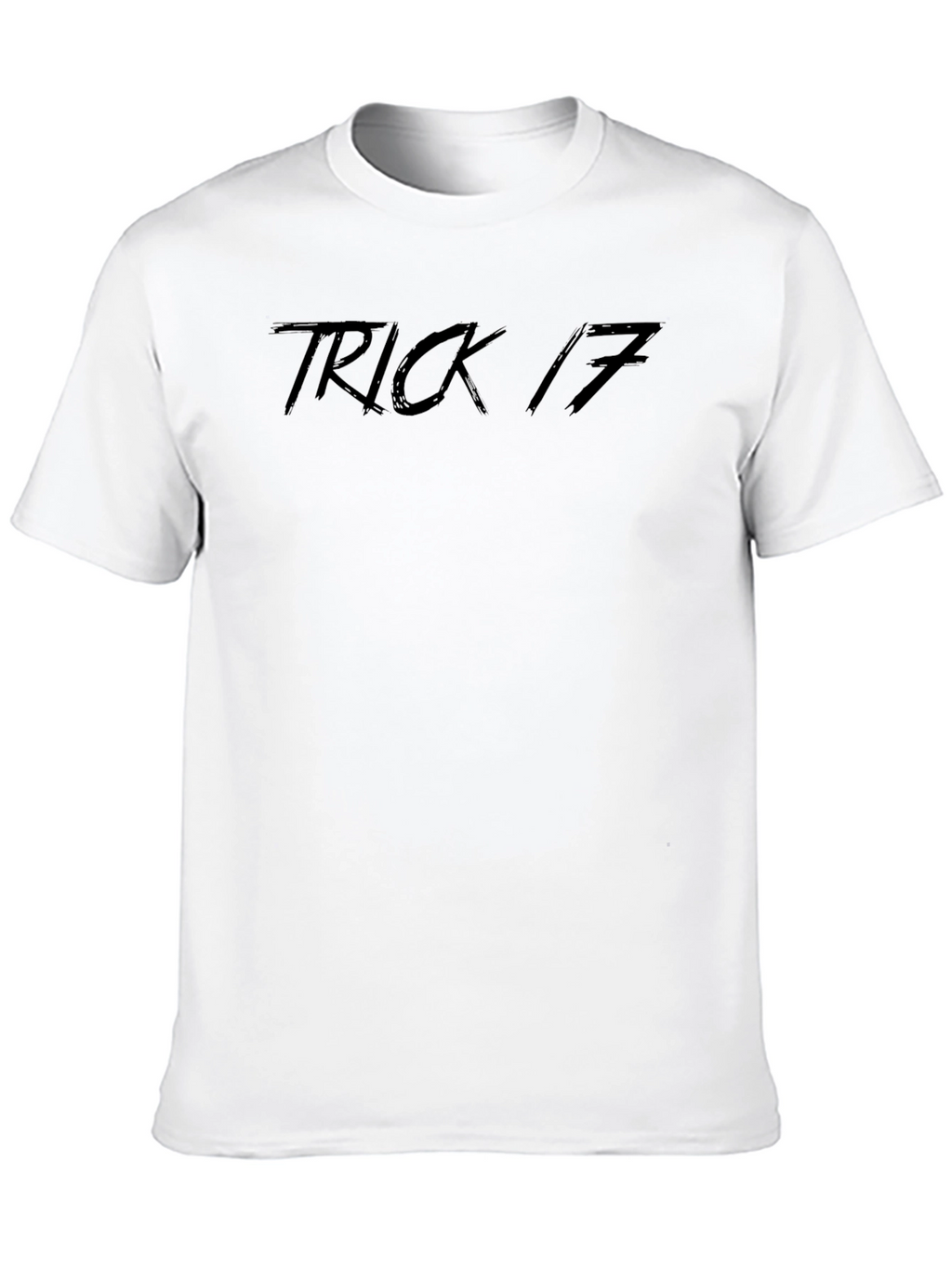 Trick 17 Graphic Tee - Stylish Black Cotton T-Shirt