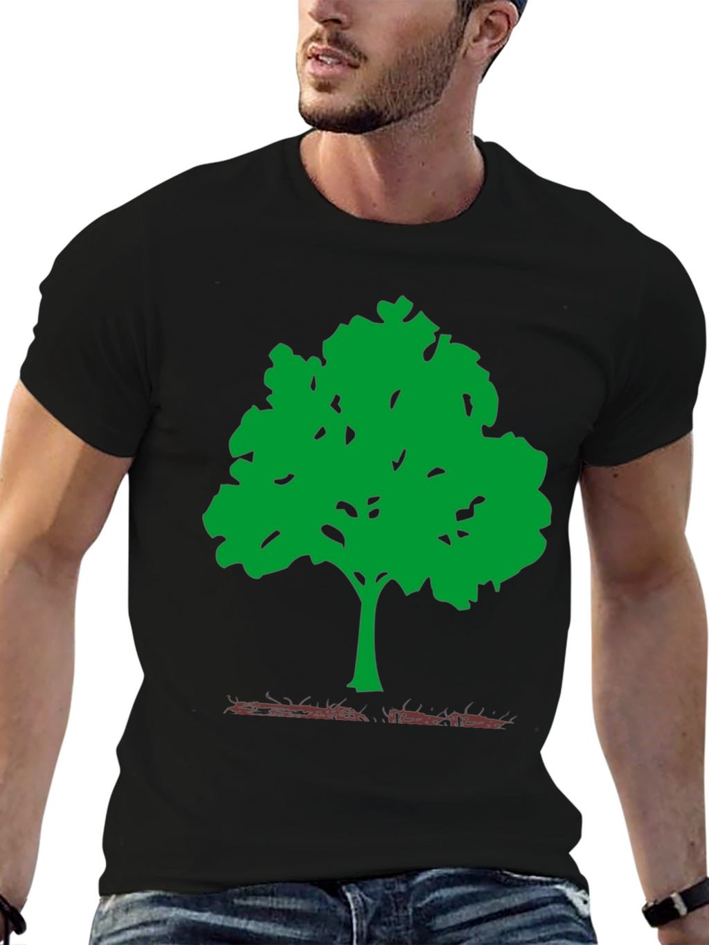 Green Tree Graphic T-Shirt - Nature Lover Tee