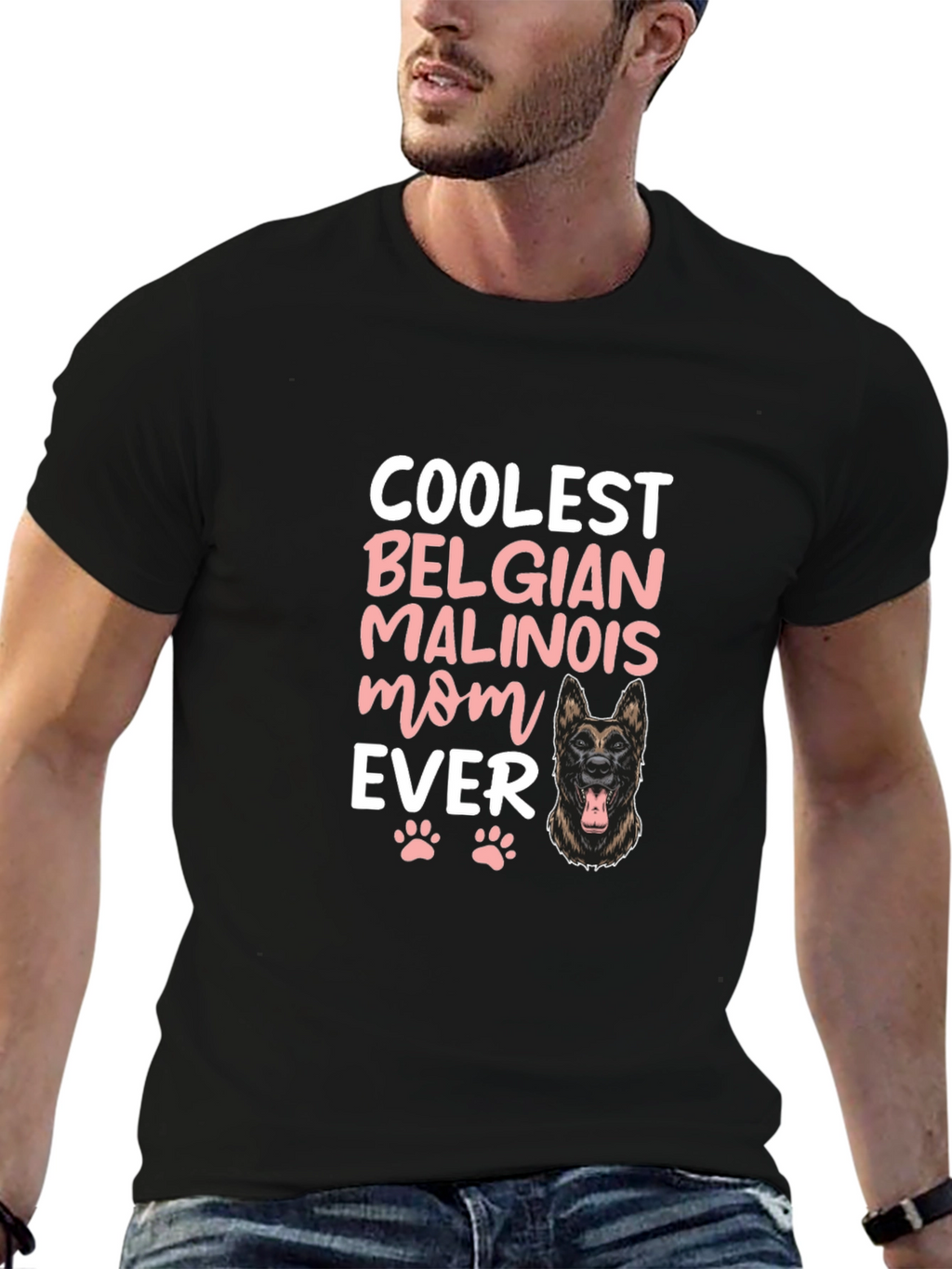 Coolest Belgian Malinois Mom Ever T-Shirt