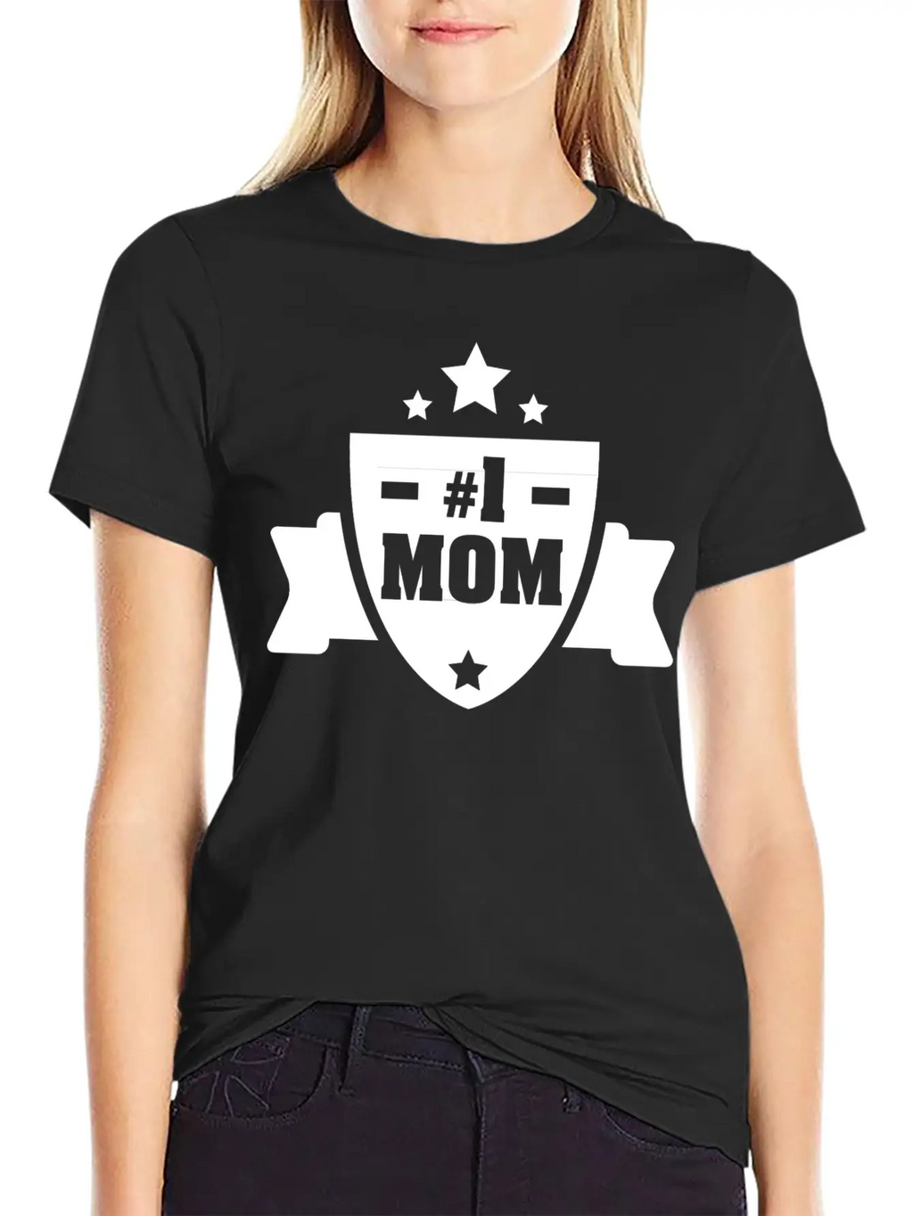 Number 1 Mom Stylish Everyday T-Shirt – Unisex Basic Cotton Tee