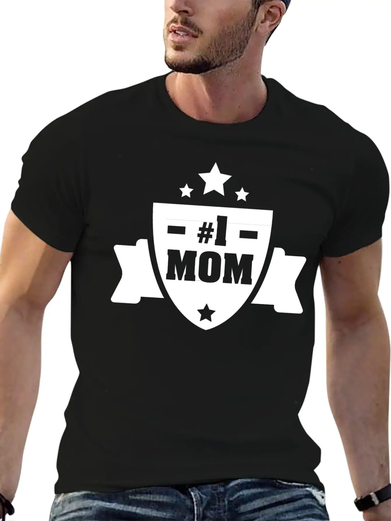 Number 1 Mom Stylish Everyday T-Shirt – Unisex Basic Cotton Tee