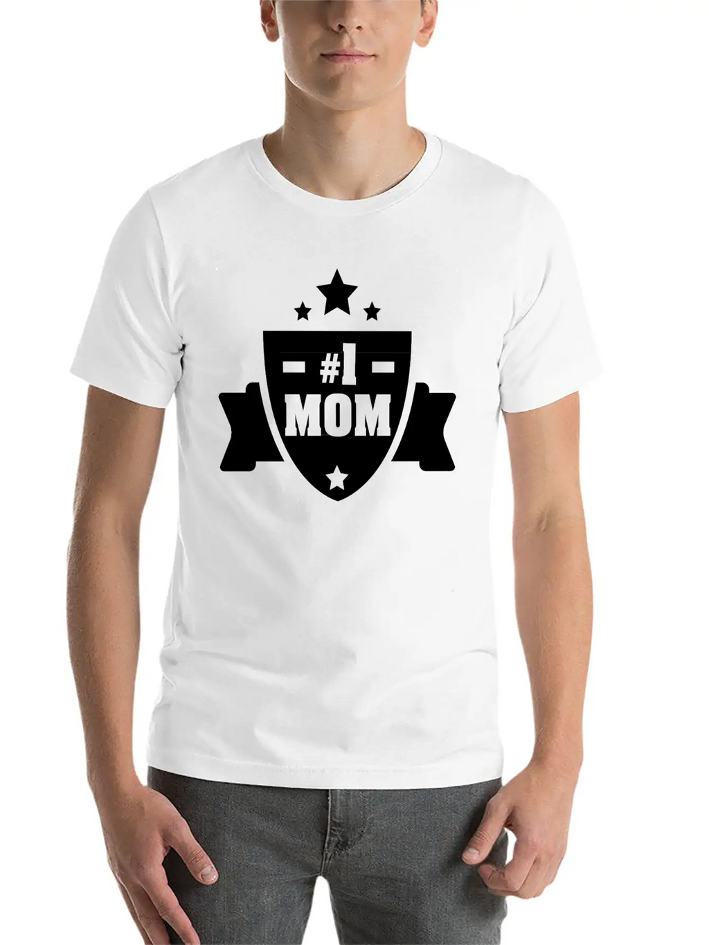 Number 1 Mom Stylish Everyday T-Shirt – Unisex Basic Cotton Tee