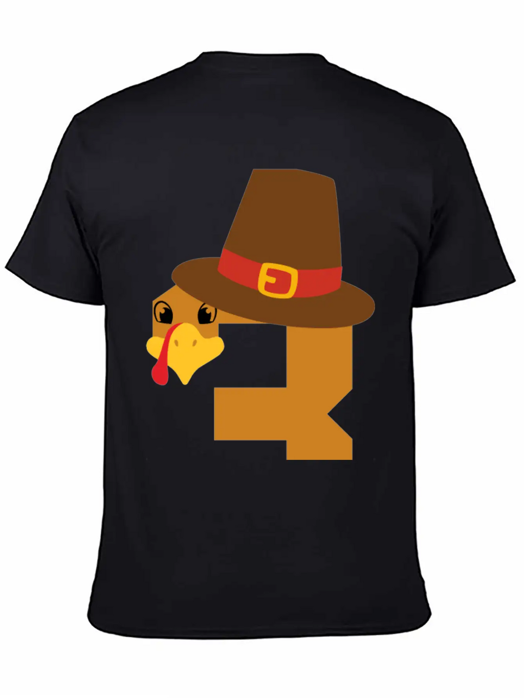 Number 3 Turkey Thanksgiving Outfit Boy 3 Year Old Unisex Short Sleeve Soft Cotton T-Shirt – Casual Everyday Wear