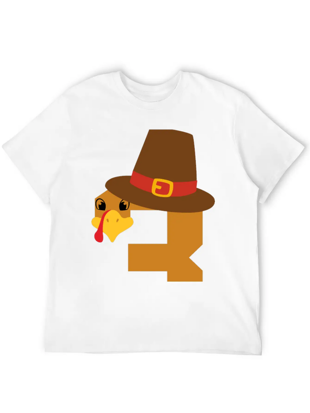 Number 3 Turkey Thanksgiving Outfit Boy 3 Year Old Unisex Short Sleeve Soft Cotton T-Shirt – Casual Everyday Wear