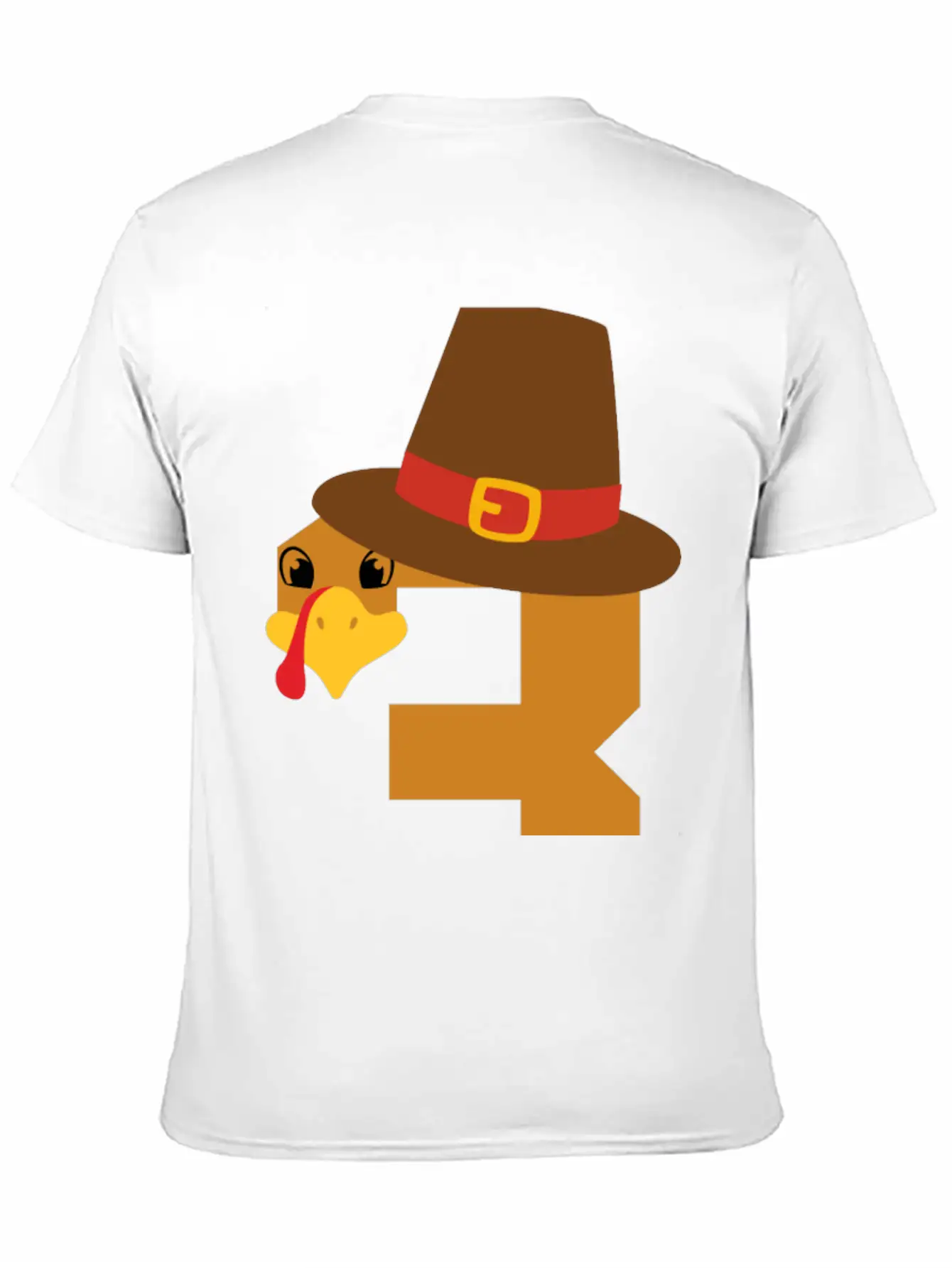 Number 3 Turkey Thanksgiving Outfit Boy 3 Year Old Unisex Short Sleeve Soft Cotton T-Shirt – Casual Everyday Wear