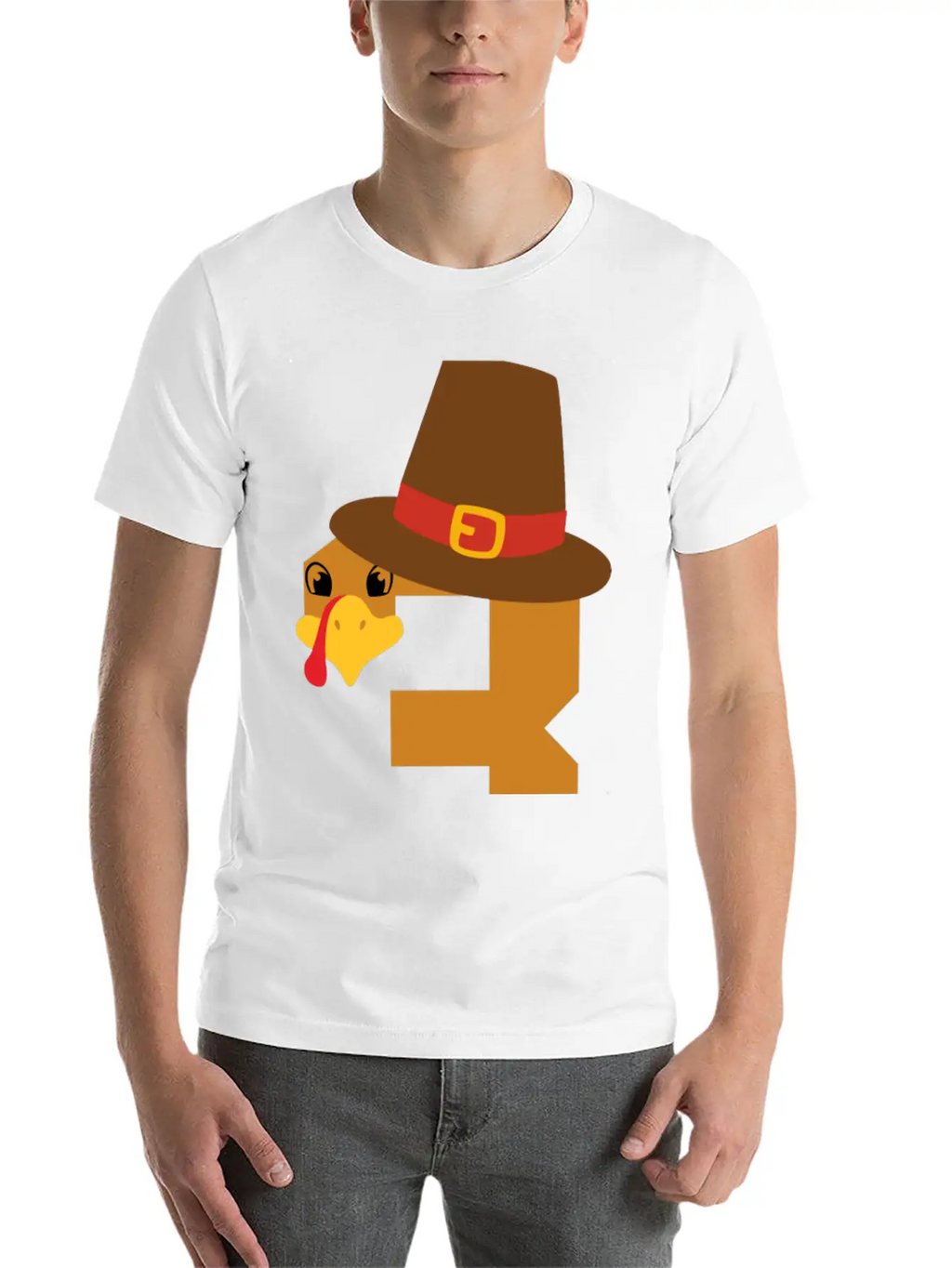 Number 3 Turkey Thanksgiving Outfit Boy 3 Year Old Unisex Short Sleeve Soft Cotton T-Shirt – Casual Everyday Wear