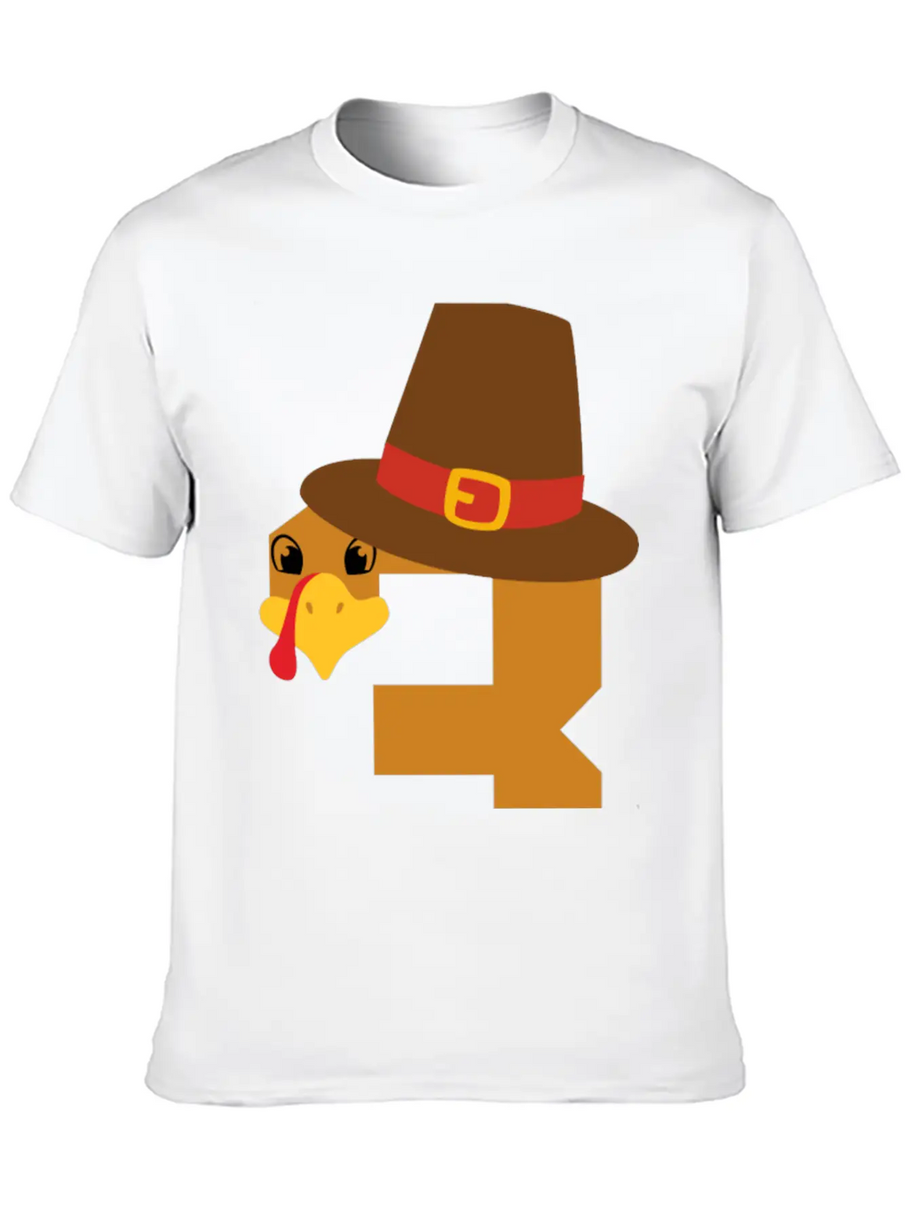 Number 3 Turkey Thanksgiving Outfit Boy 3 Year Old Unisex Short Sleeve Soft Cotton T-Shirt – Casual Everyday Wear