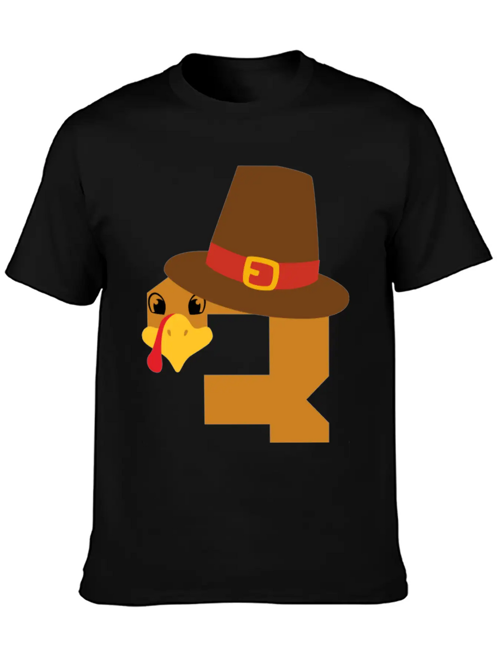 Number 3 Turkey Thanksgiving Outfit Boy 3 Year Old Unisex Short Sleeve Soft Cotton T-Shirt – Casual Everyday Wear