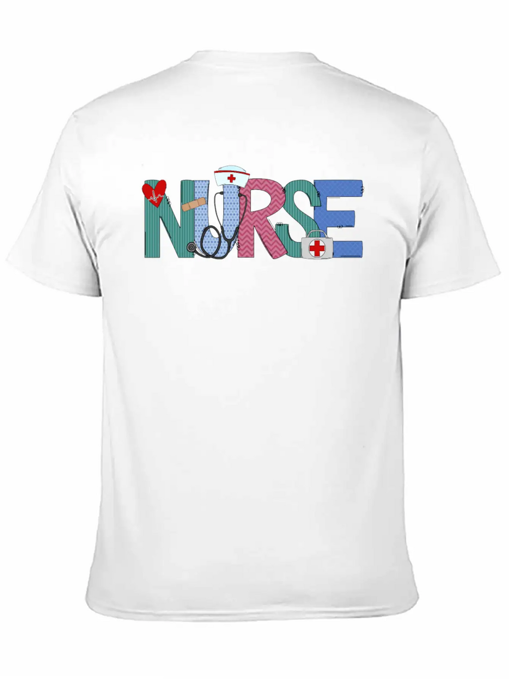 Nurse Doodle Life Heart Motivational Help Breathable Soft Cotton T-Shirt – Timeless Casual Look