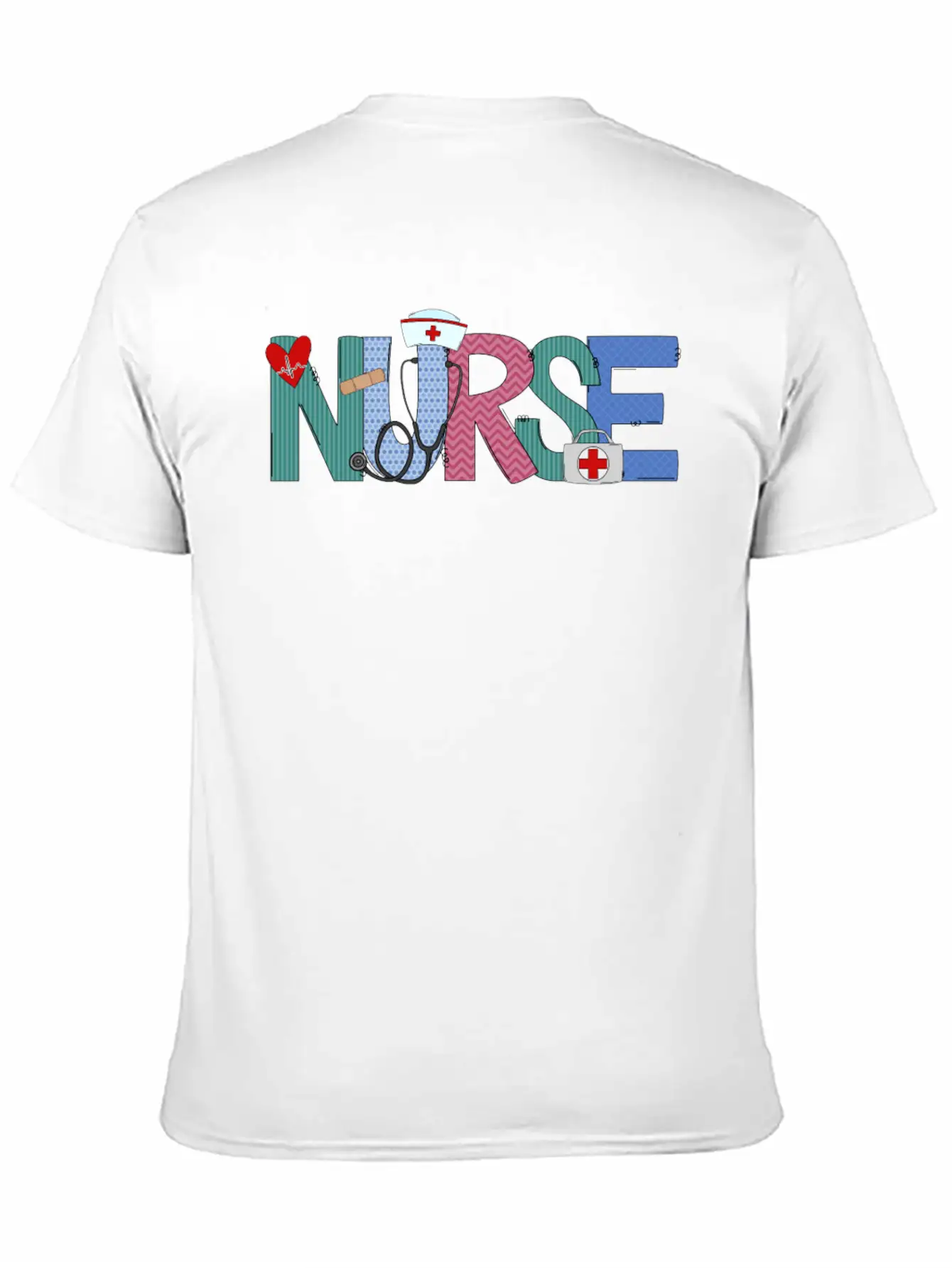 Nurse Doodle Life Heart Motivational Help Breathable Soft Cotton T-Shirt – Timeless Casual Look