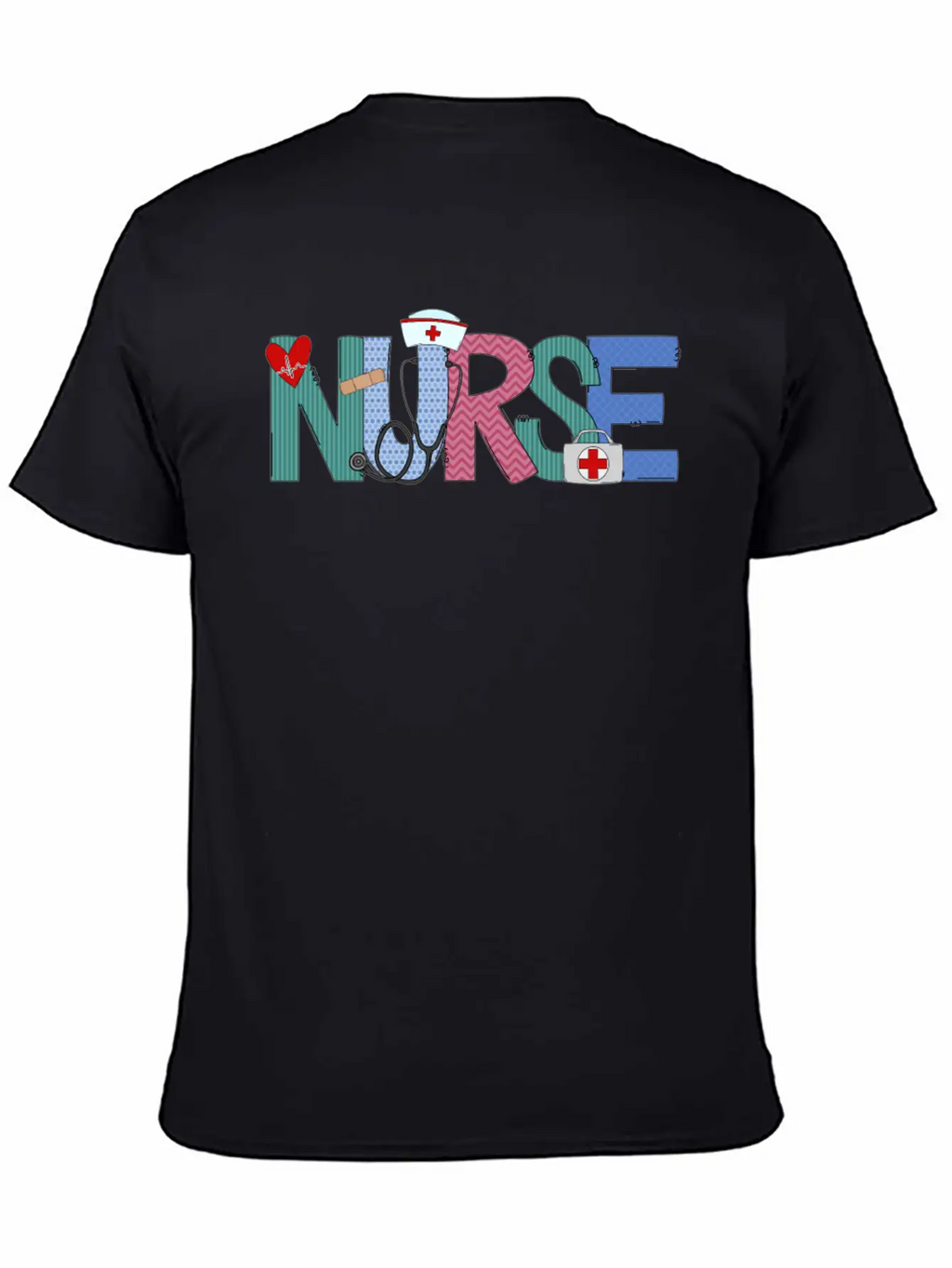 Nurse Doodle Life Heart Motivational Help Breathable Soft Cotton T-Shirt – Timeless Casual Look