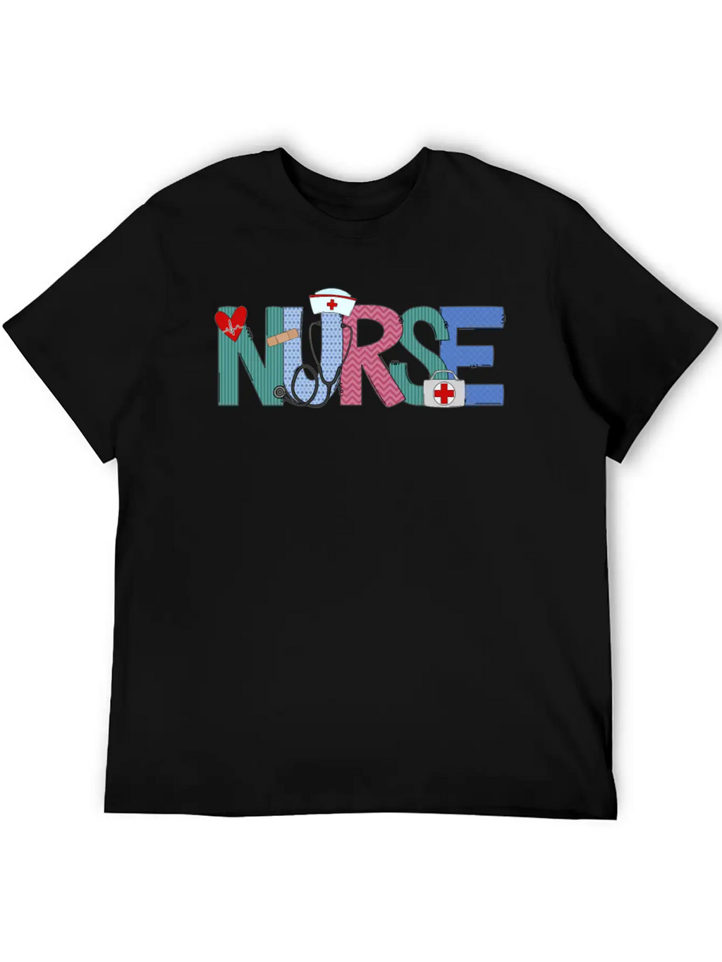 Nurse Doodle Life Heart Motivational Help Breathable Soft Cotton T-Shirt – Timeless Casual Look