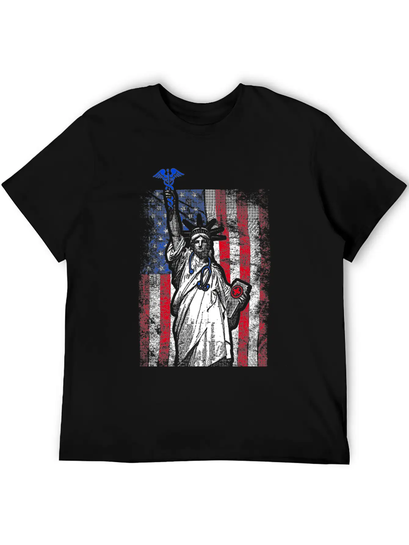 Nurse Flag Liberty Breathable Soft Cotton T-Shirt – Timeless Casual Look