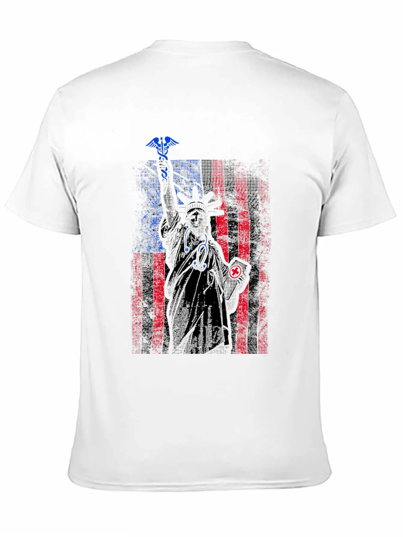 Nurse Flag Liberty Breathable Soft Cotton T-Shirt – Timeless Casual Look