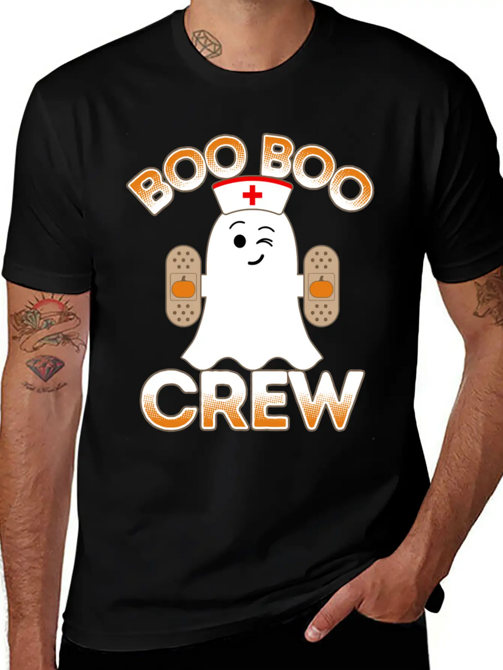 Nurse Halloween For Hospital School Nurse Boo Boo Unisex Casual T-Shirt – Clean Design For Daily Comfort