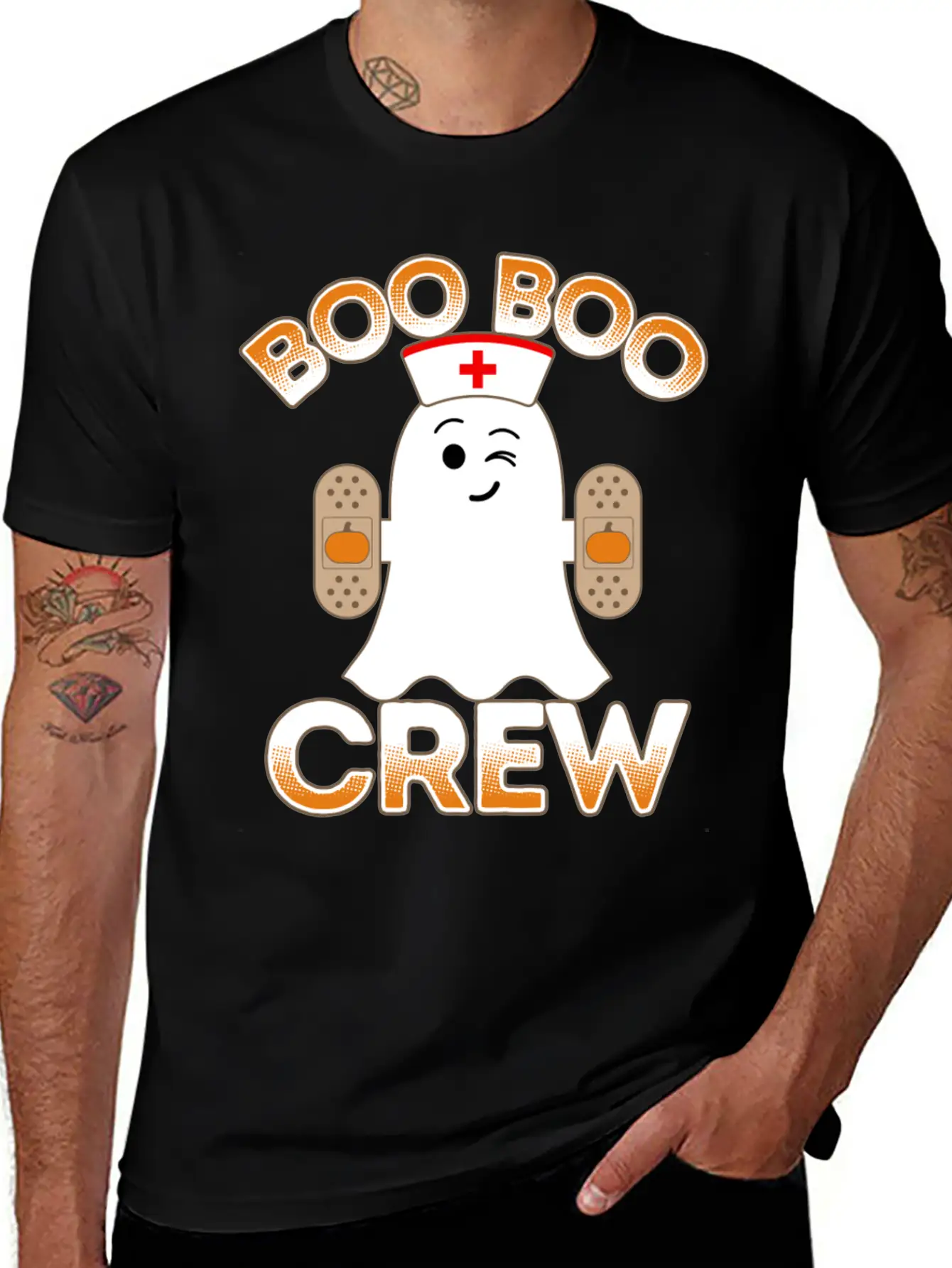 Nurse Halloween For Hospital School Nurse Boo Boo Unisex Casual T-Shirt – Clean Design For Daily Comfort