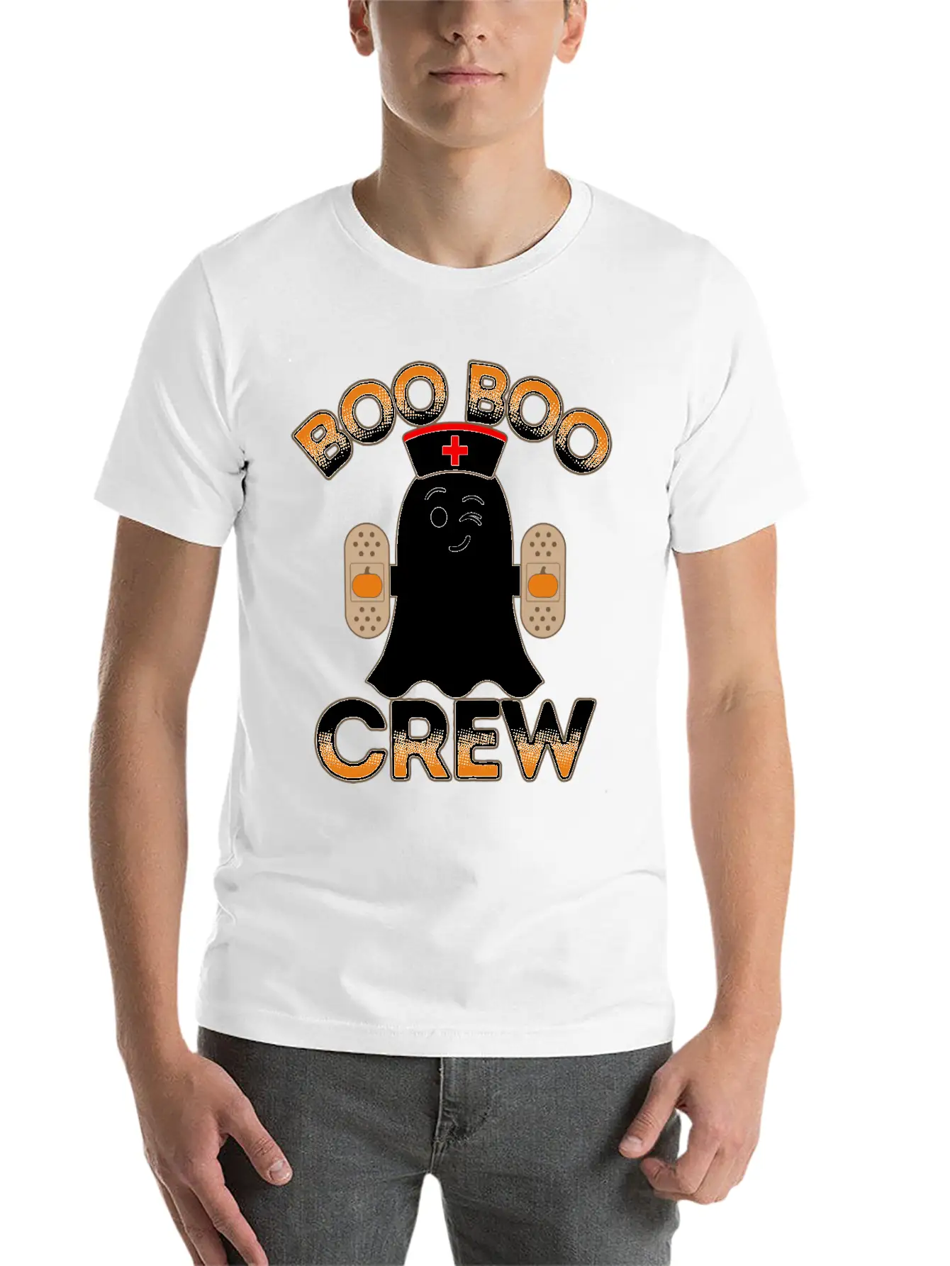 Nurse Halloween For Hospital School Nurse Boo Boo Unisex Casual T-Shirt – Clean Design For Daily Comfort