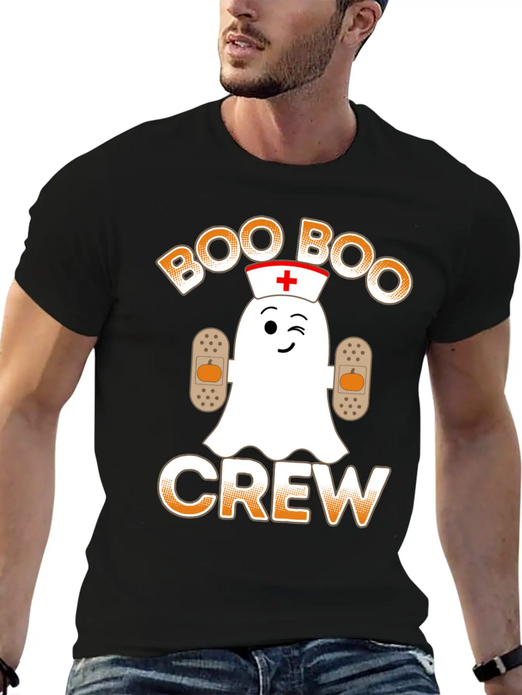 Nurse Halloween For Hospital School Nurse Boo Boo Unisex Casual T-Shirt – Clean Design For Daily Comfort