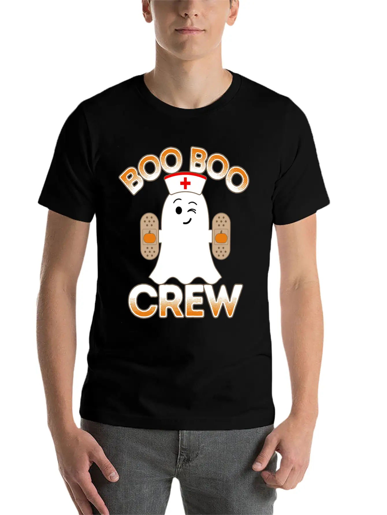 Nurse Halloween For Hospital School Nurse Boo Boo Unisex Casual T-Shirt – Clean Design For Daily Comfort