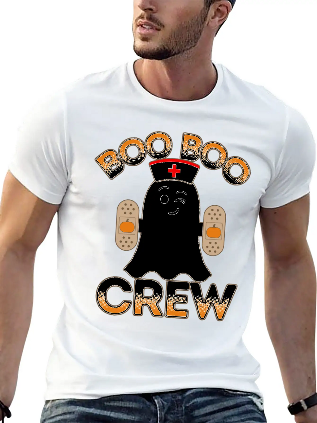 Nurse Halloween For Hospital School Nurse Boo Boo Unisex Casual T-Shirt – Clean Design For Daily Comfort