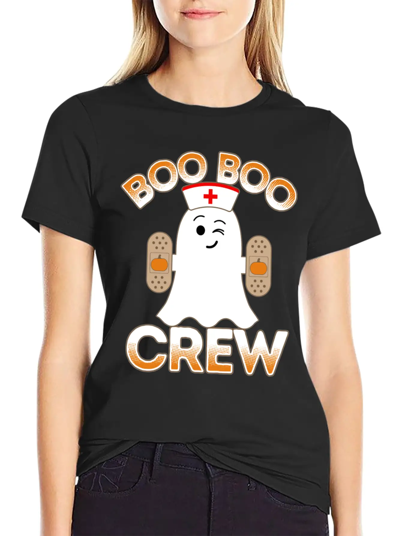 Nurse Halloween For Hospital School Nurse Boo Boo Unisex Casual T-Shirt – Clean Design For Daily Comfort