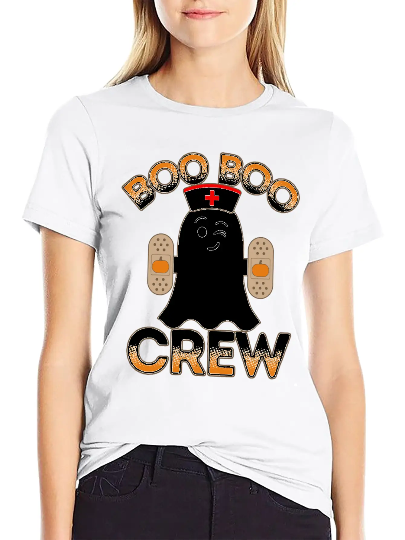 Nurse Halloween For Hospital School Nurse Boo Boo Unisex Casual T-Shirt – Clean Design For Daily Comfort