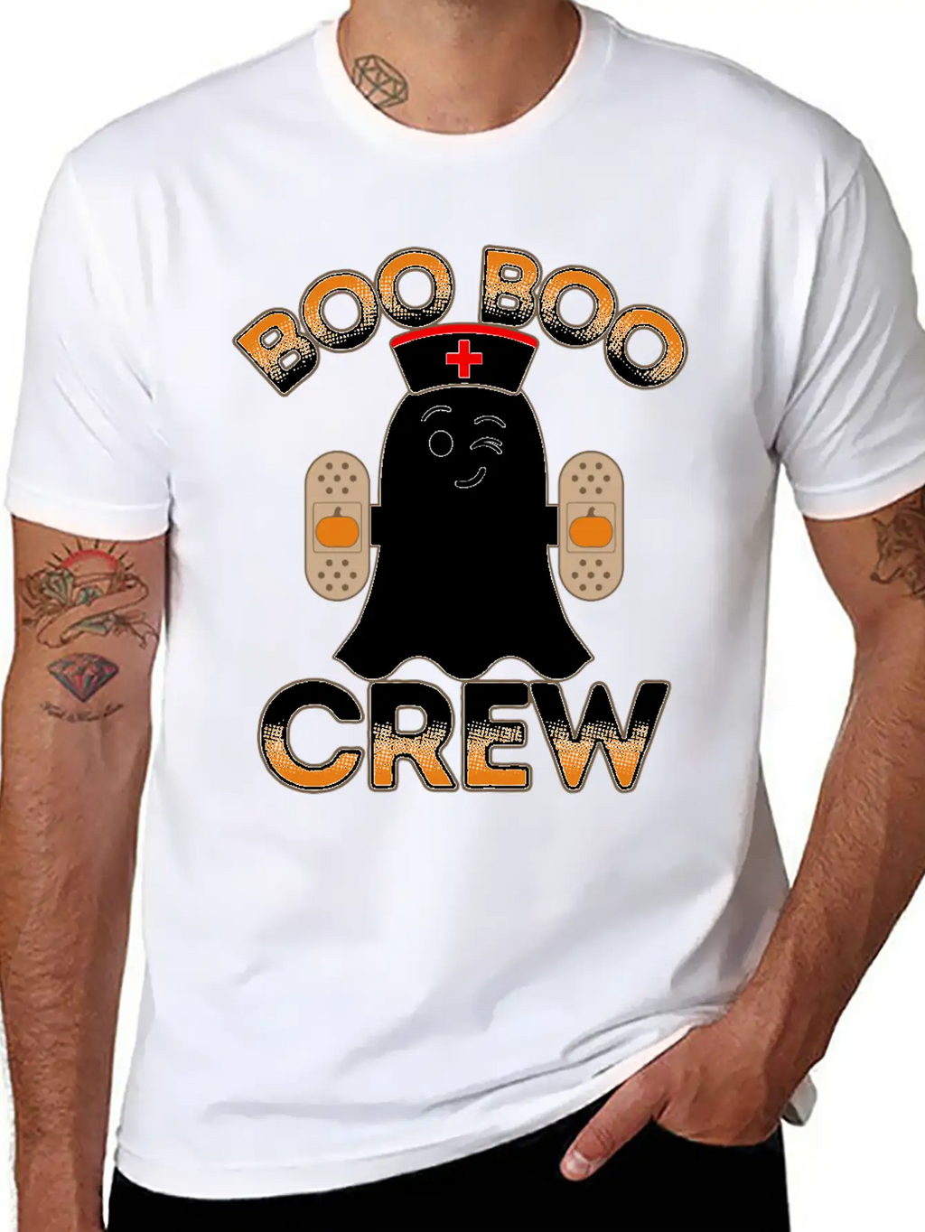 Nurse Halloween For Hospital School Nurse Boo Boo Unisex Casual T-Shirt – Clean Design For Daily Comfort