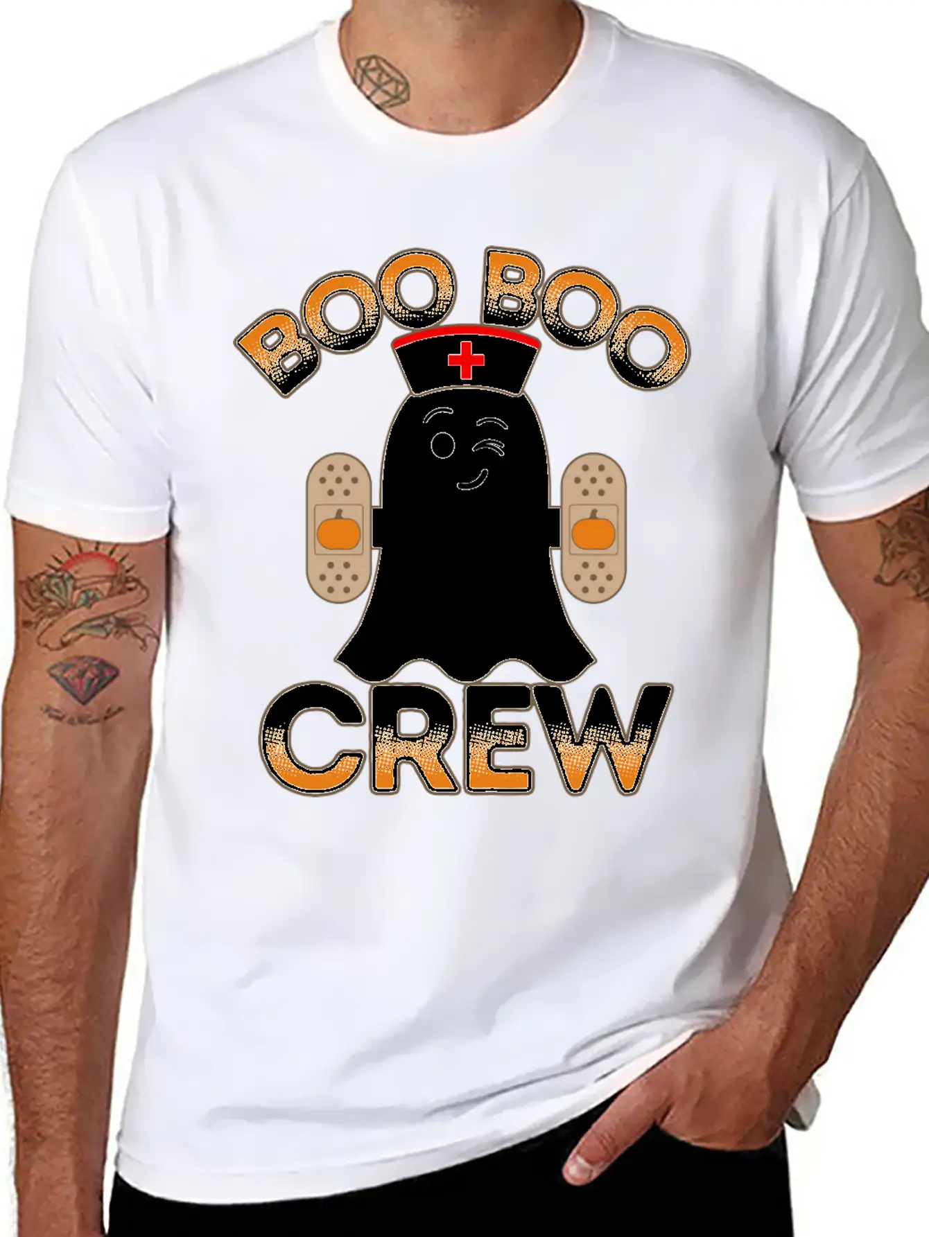 Nurse Halloween For Hospital School Nurse Boo Boo Unisex Casual T-Shirt – Clean Design For Daily Comfort
