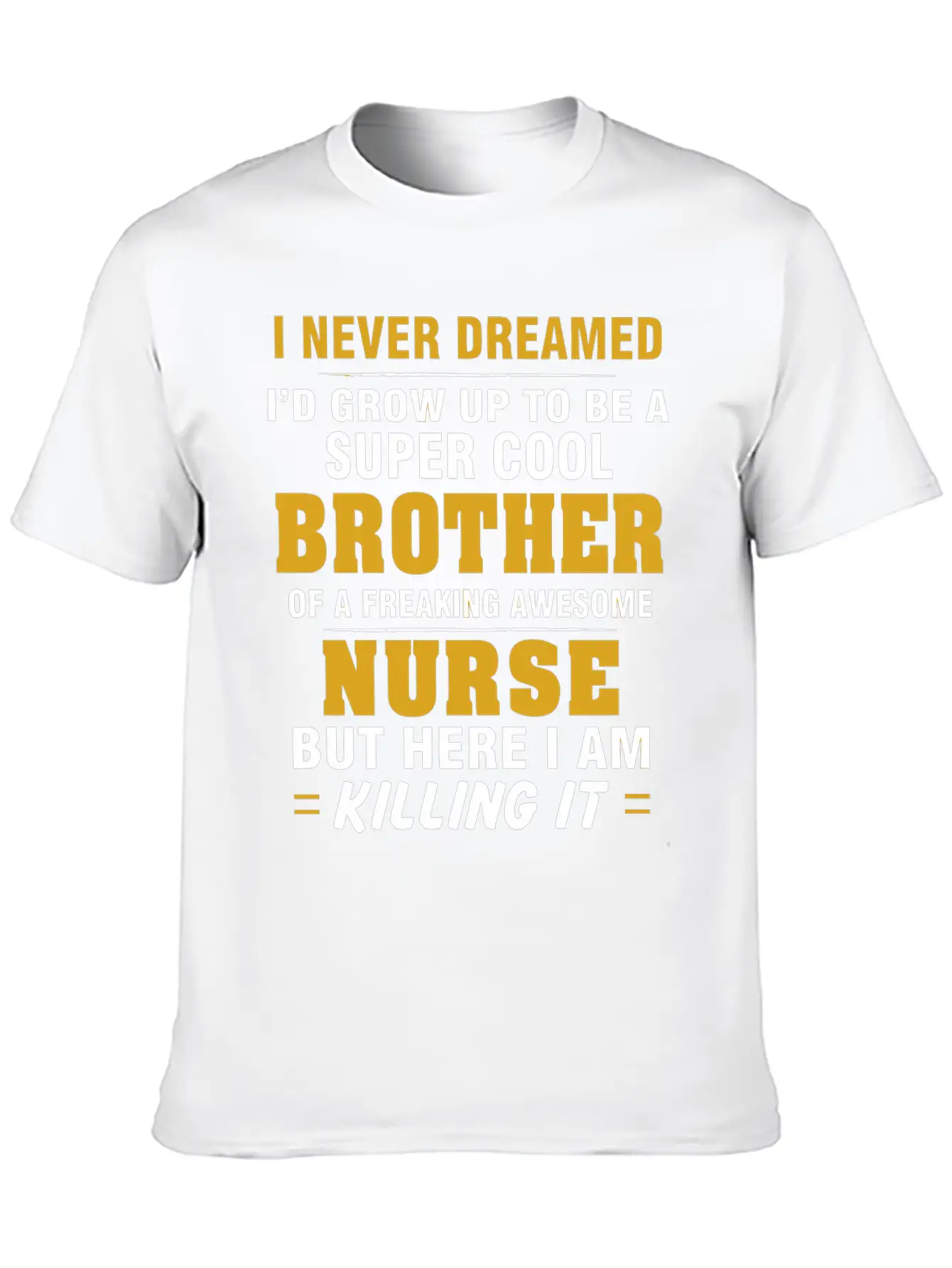 Nurse - Nurse Cool For Brother Of Nurse Casual Graphic T-Shirt – Simple And Comfortable Daily Wear