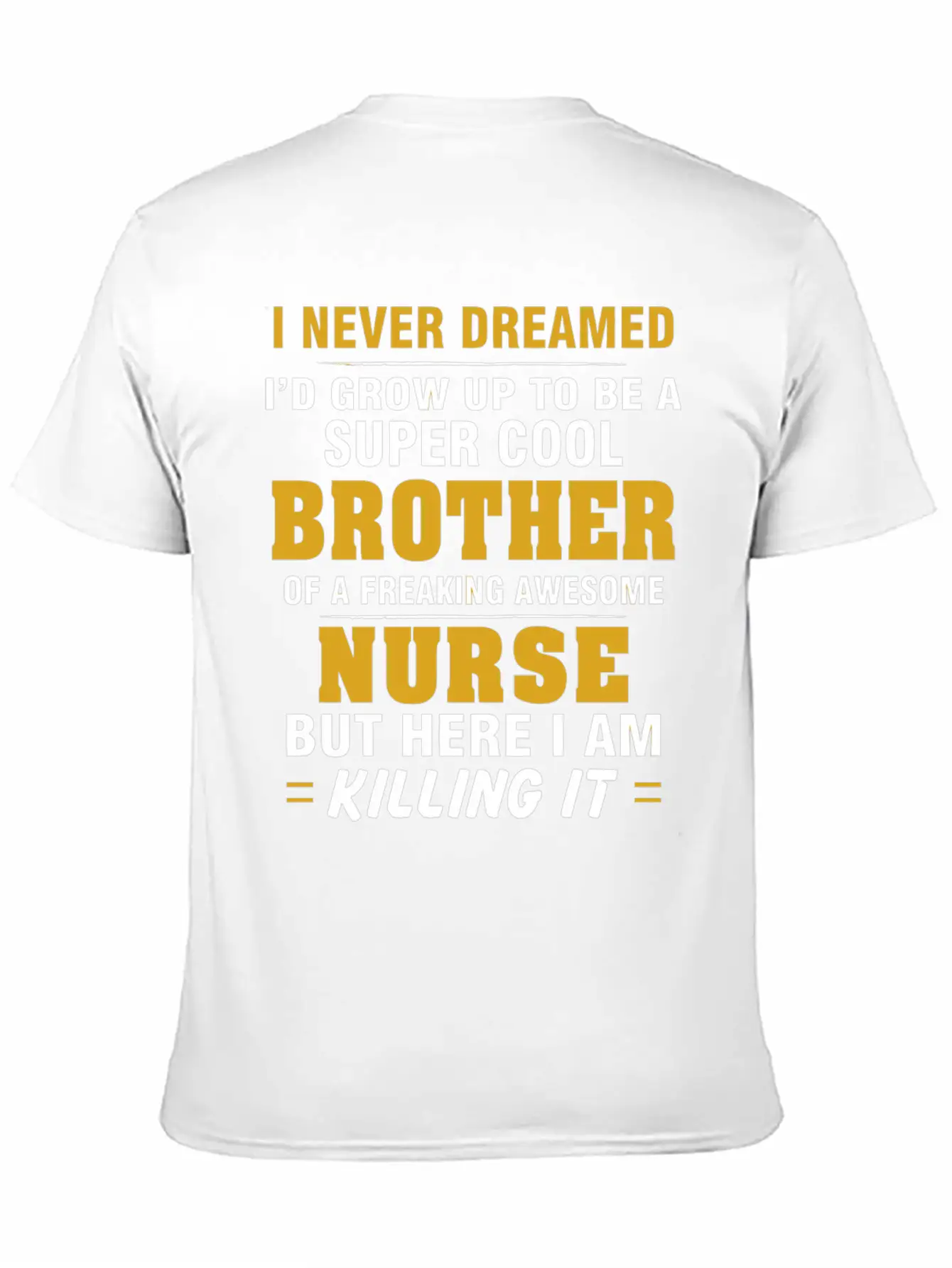 Nurse - Nurse Cool For Brother Of Nurse Casual Graphic T-Shirt – Simple And Comfortable Daily Wear