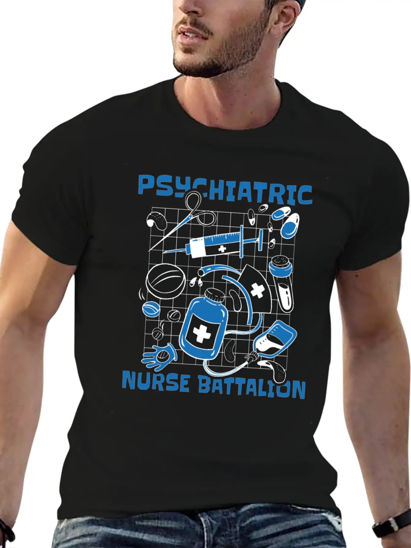 Nurse Nursing Psych Nurse Unisex Casual T-Shirt – Clean Design For Daily Comfort