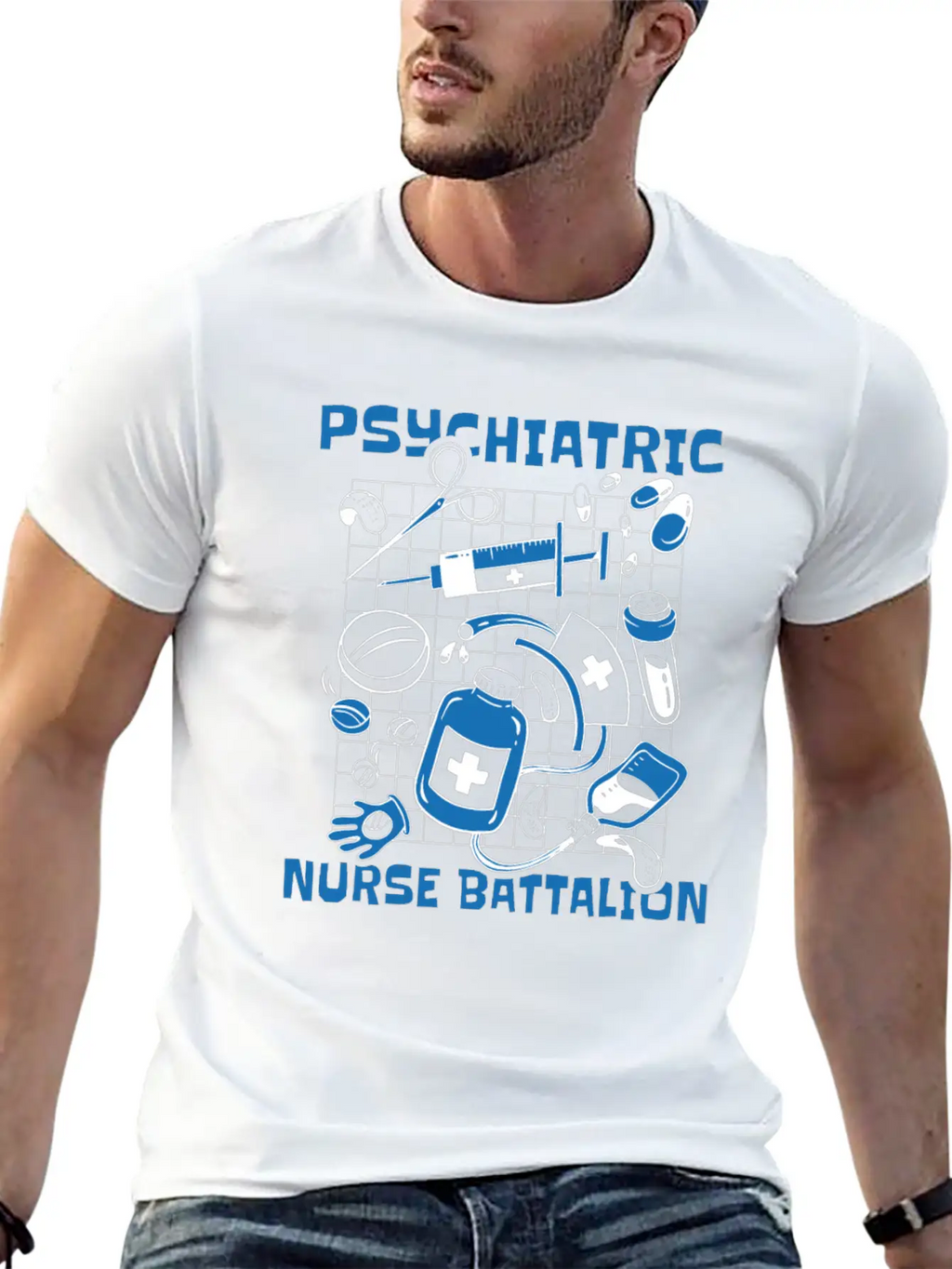 Nurse Nursing Psych Nurse Unisex Casual T-Shirt – Clean Design For Daily Comfort