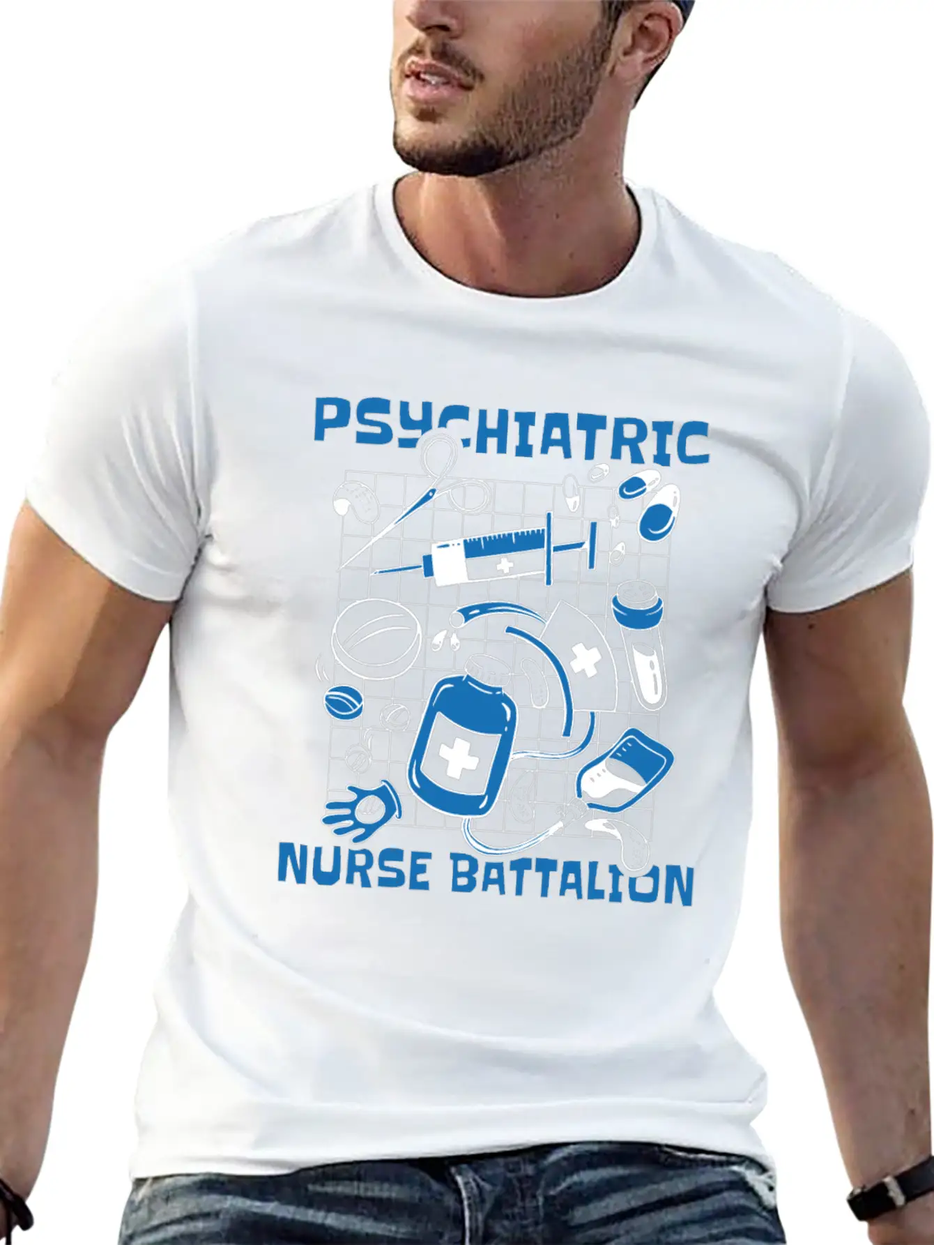 Nurse Nursing Psych Nurse Unisex Casual T-Shirt – Clean Design For Daily Comfort