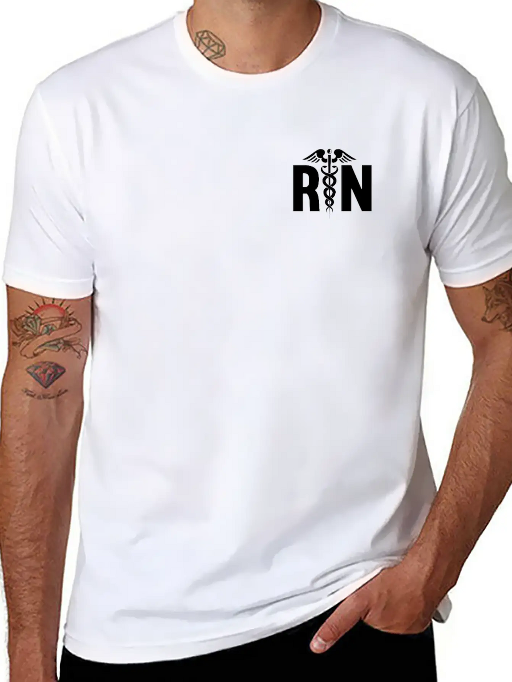 Nurse Nursing Registered Nurse Unisex Short Sleeve Soft Cotton T-Shirt – Casual Everyday Wear