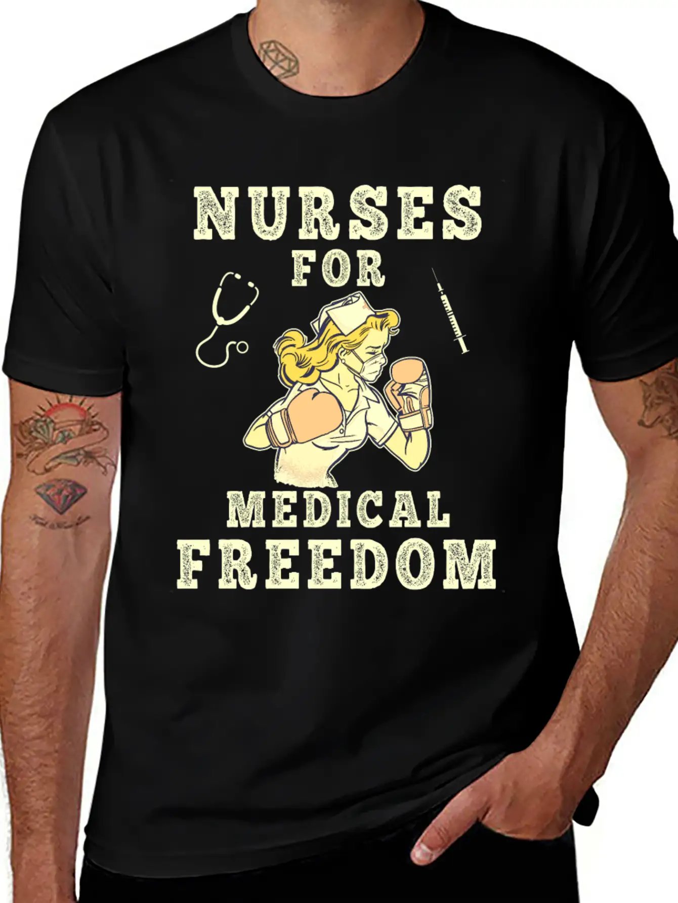 Nurse Vaccination Vaccinated Gift Essential Cotton Tee For Daily Outfits – Unisex Style