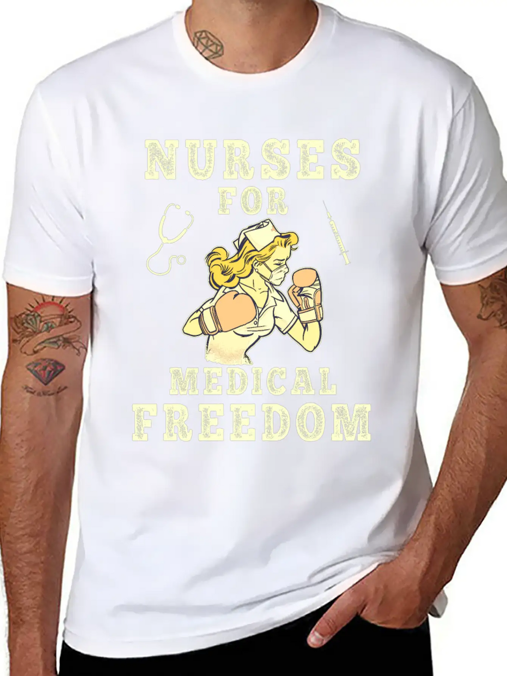 Nurse Vaccination Vaccinated Gift Essential Cotton Tee For Daily Outfits – Unisex Style