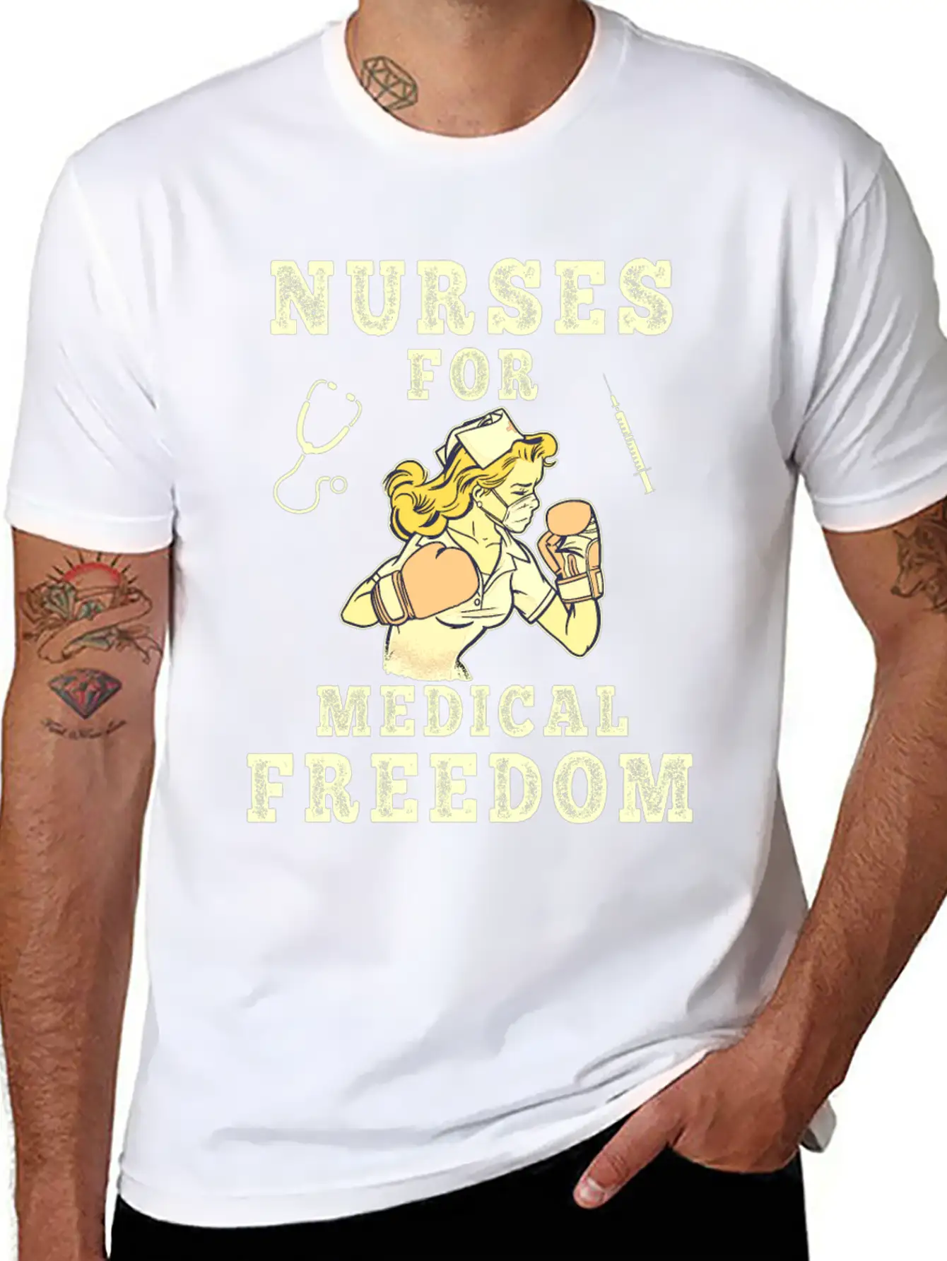 Nurse Vaccination Vaccinated Gift Essential Cotton Tee For Daily Outfits – Unisex Style