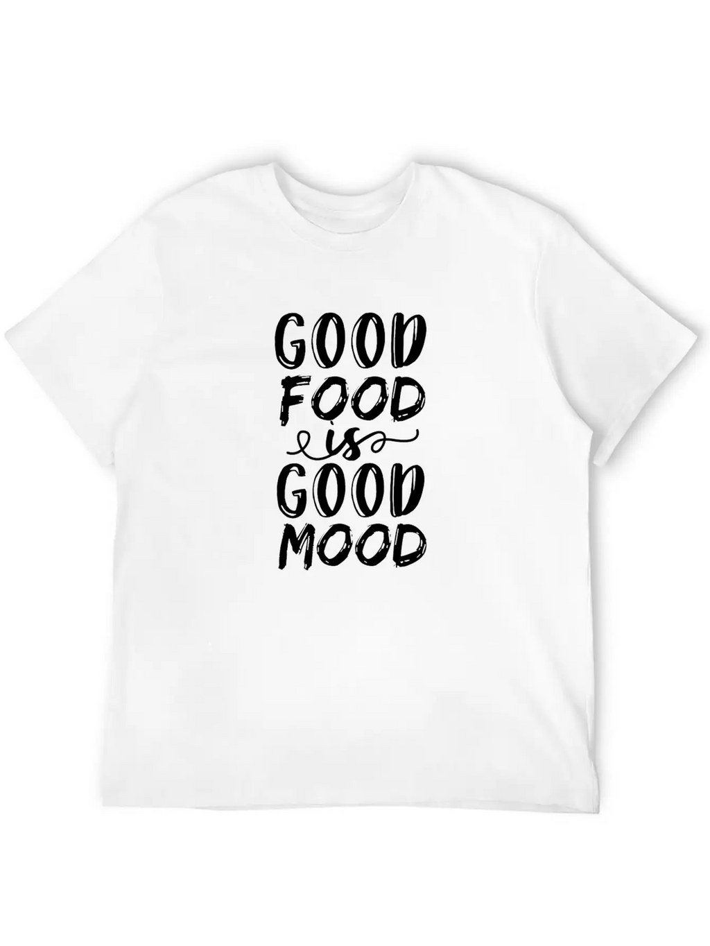Nutrition. Food. Superfood. Cooking. Good Mood. Unisex Short Sleeve Soft Cotton T-Shirt – Casual Everyday Wear