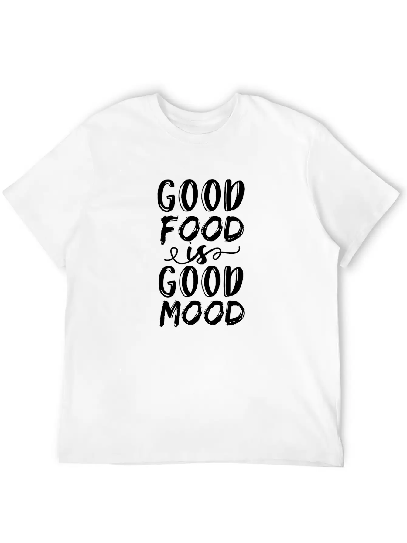 Nutrition. Food. Superfood. Cooking. Good Mood. Unisex Short Sleeve Soft Cotton T-Shirt – Casual Everyday Wear