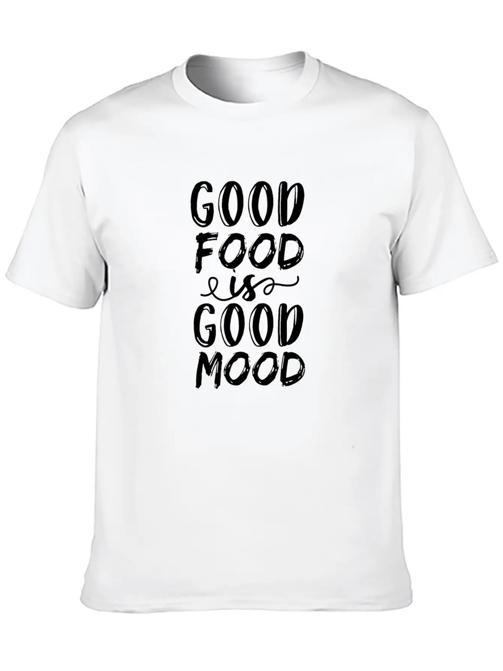 Nutrition. Food. Superfood. Cooking. Good Mood. Unisex Short Sleeve Soft Cotton T-Shirt – Casual Everyday Wear
