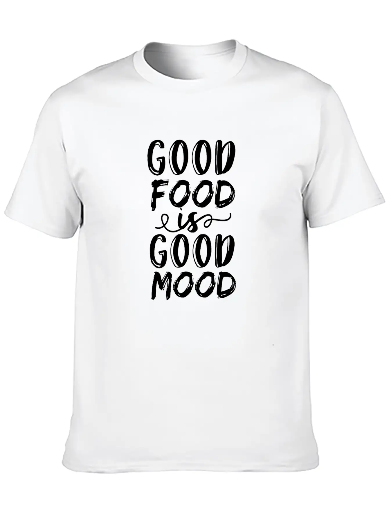 Nutrition. Food. Superfood. Cooking. Good Mood. Unisex Short Sleeve Soft Cotton T-Shirt – Casual Everyday Wear