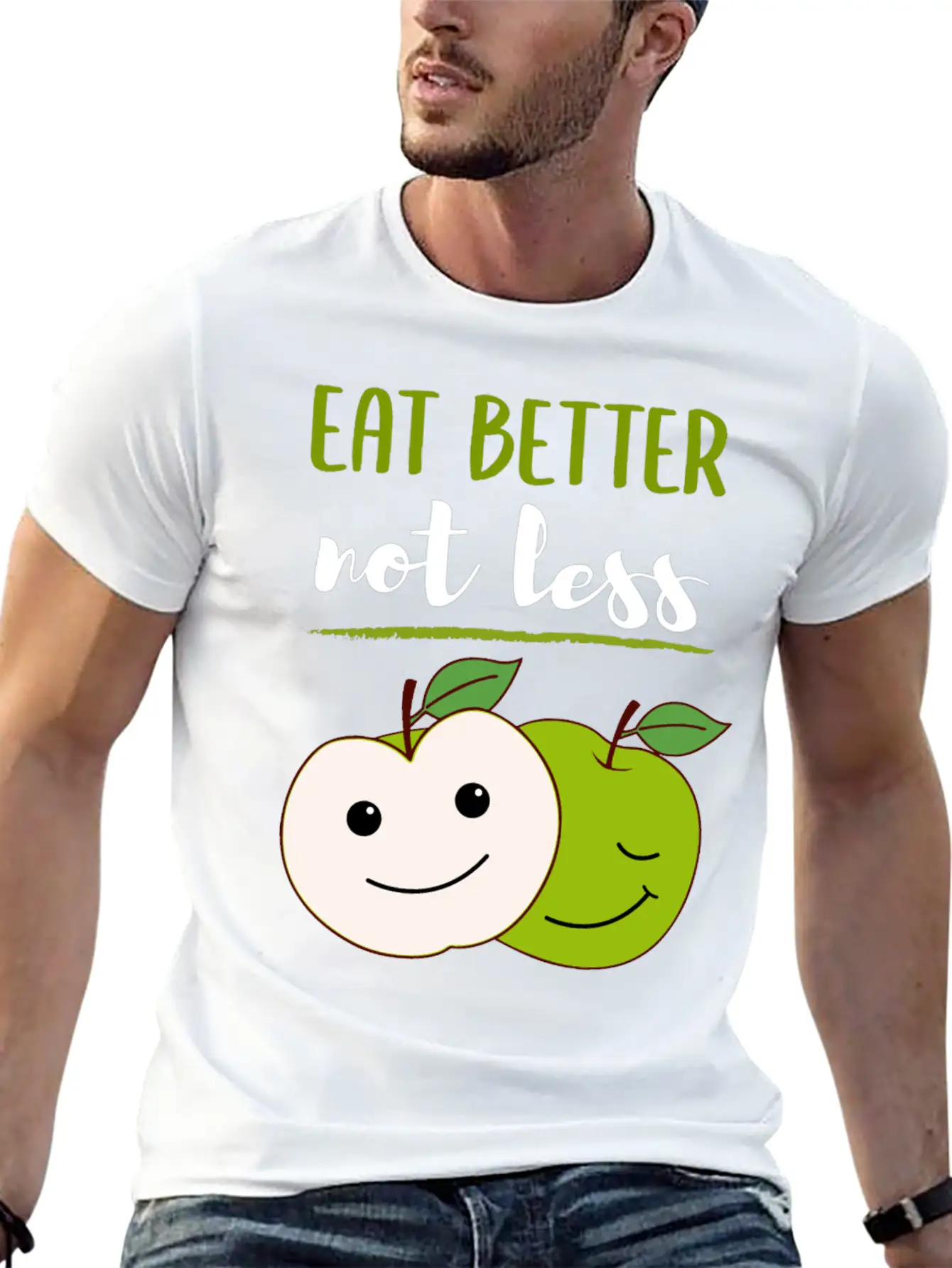Nutritionist Nutrition Quote Eat Better Gift Casual Graphic T-Shirt – Simple And Comfortable Daily Wear