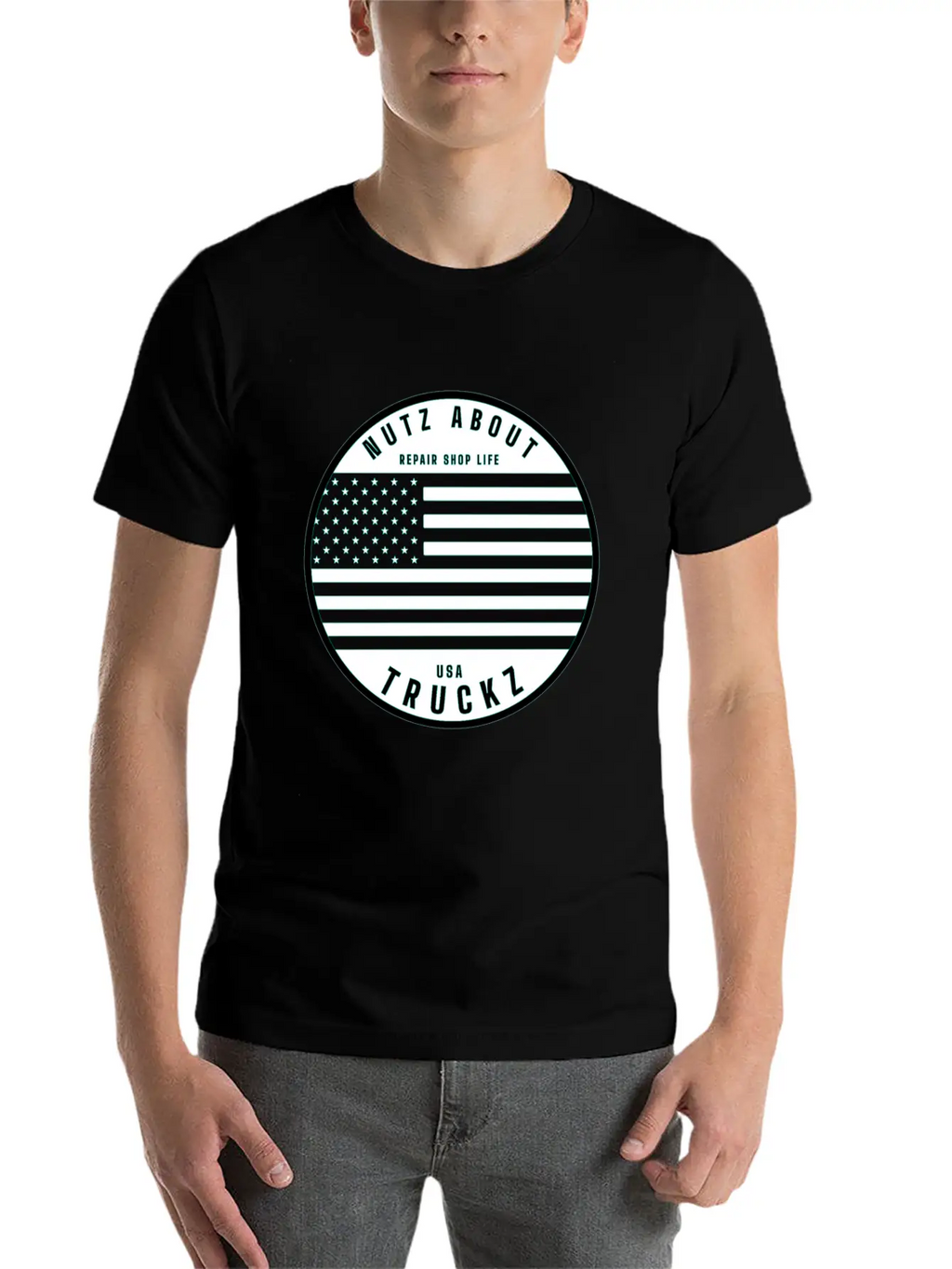Nutz About USA Truckz Unisex Casual T-Shirt – Clean Design For Daily Comfort