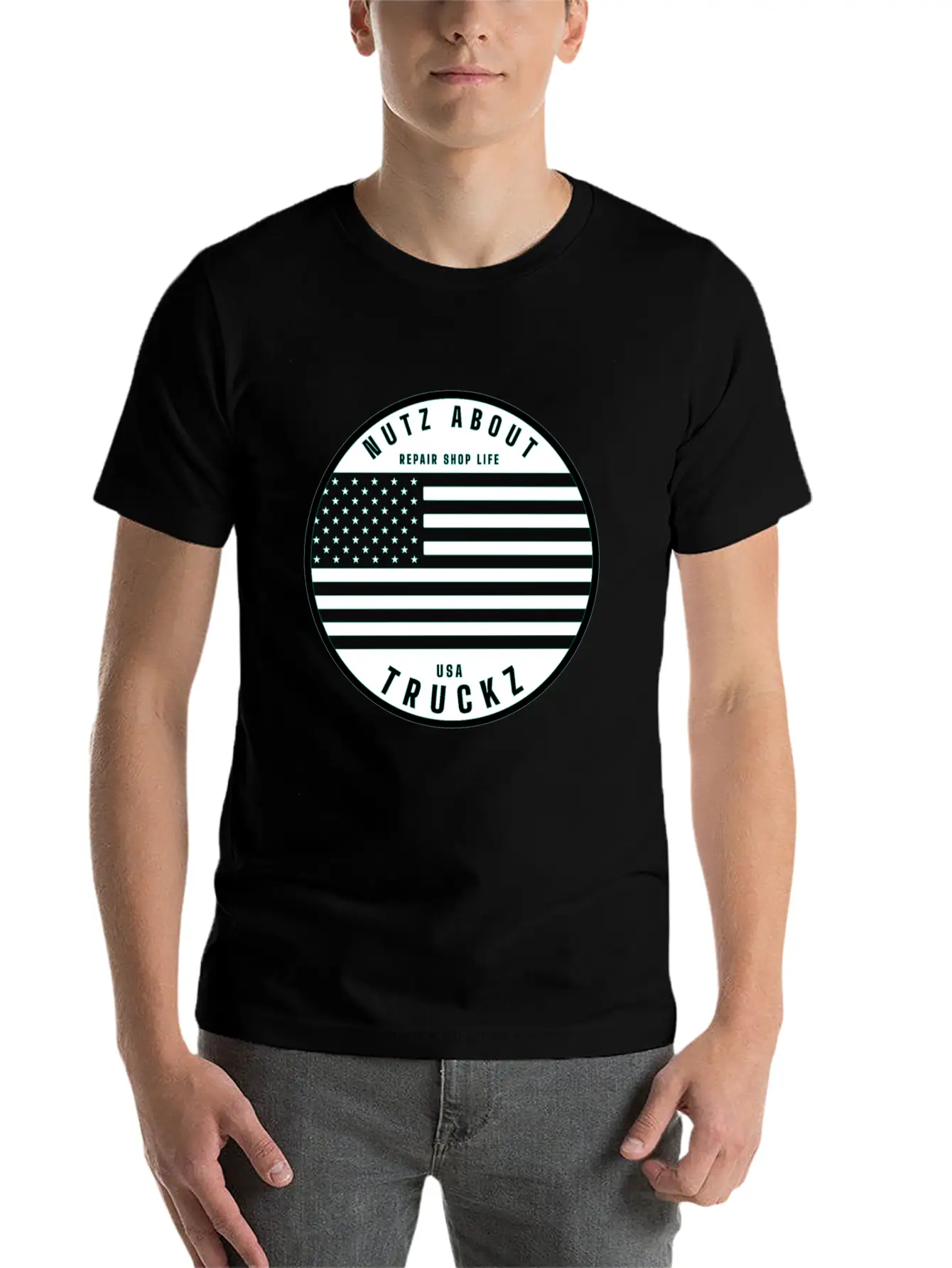 Nutz About USA Truckz Unisex Casual T-Shirt – Clean Design For Daily Comfort