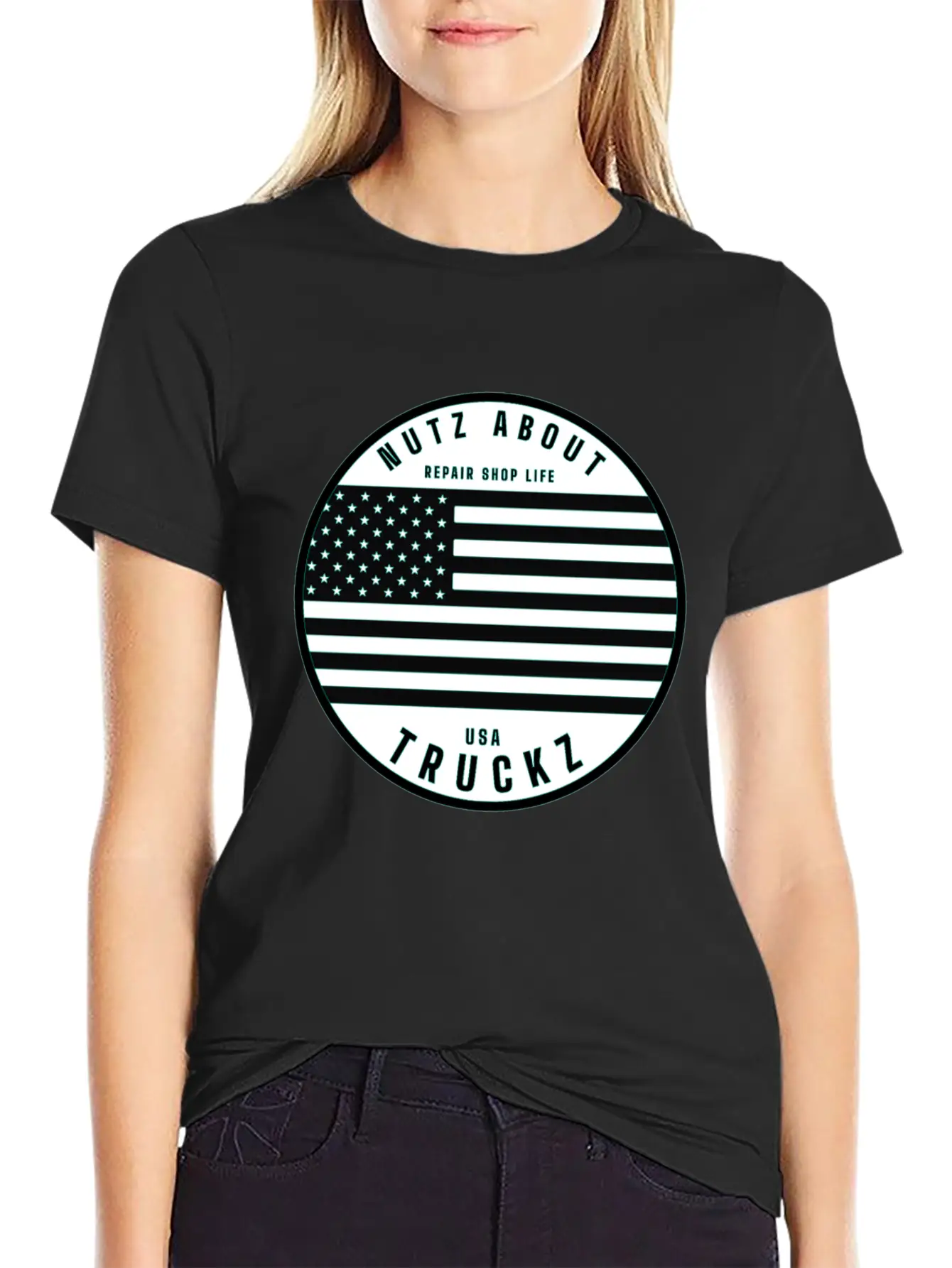 Nutz About USA Truckz Unisex Casual T-Shirt – Clean Design For Daily Comfort